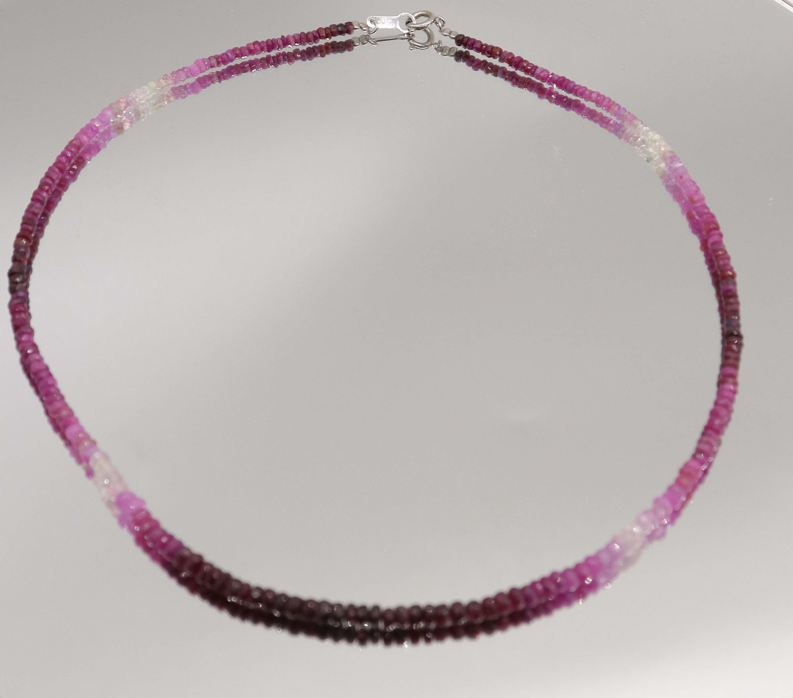 Luxury Promise SV925 Ruby Necklace R 9.6 38173