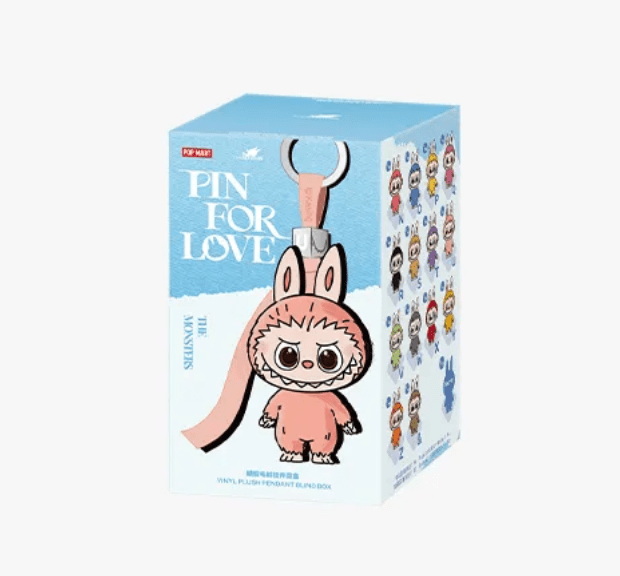 Luxury Promise THE MONSTERS Pin for Love Series-Vinyl Plush Pendant Blind Box (N-Z) DXBA0122