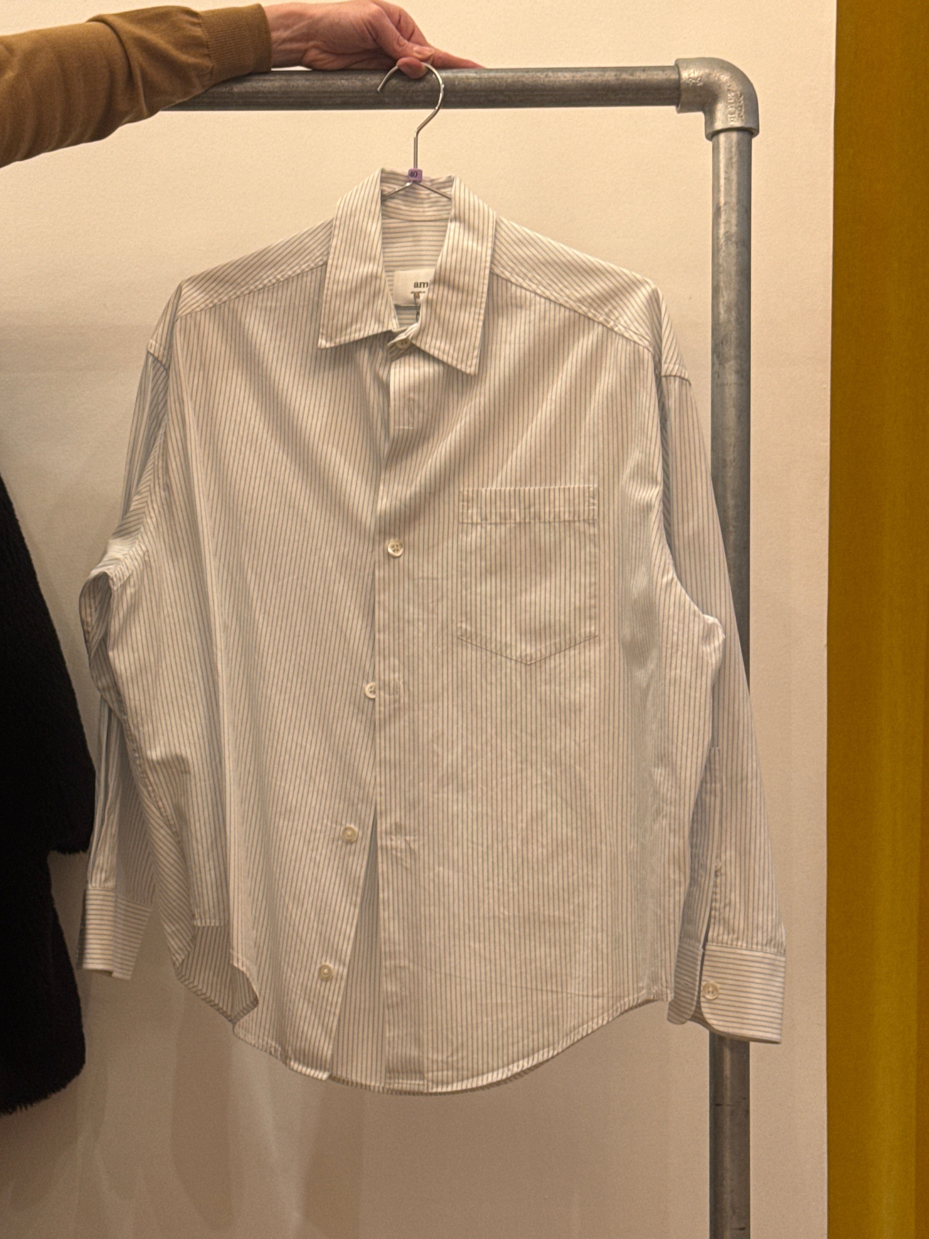 Luxury Promise AMI pinstripe shirt AGC3168