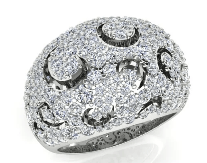 Luxury Promise Australia Celestia 2.80ct Diamond Ring in 18K White Gold
