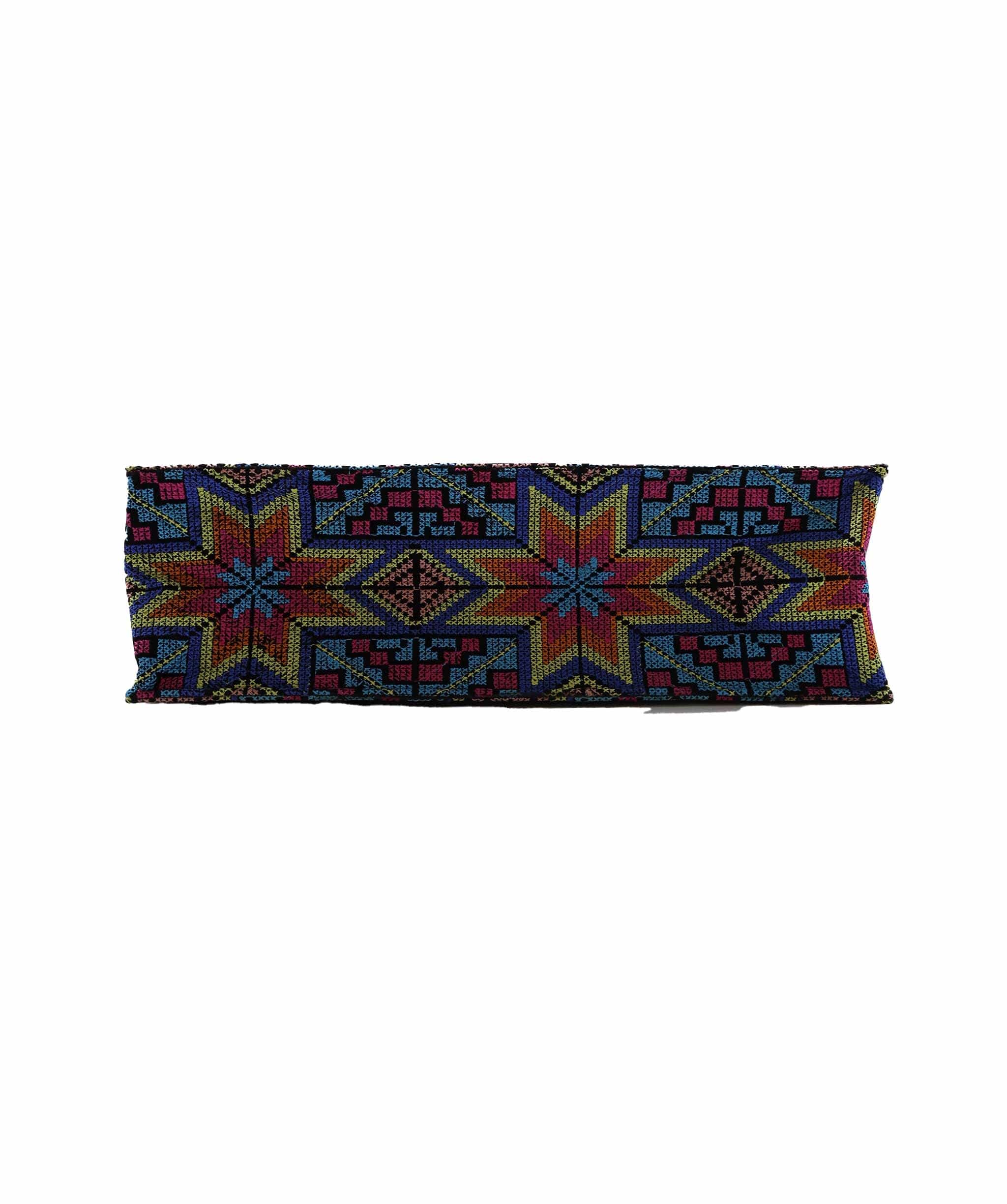 Luxury Promise Embroidered Handmade Tote Blue / Yellow DXBS2977