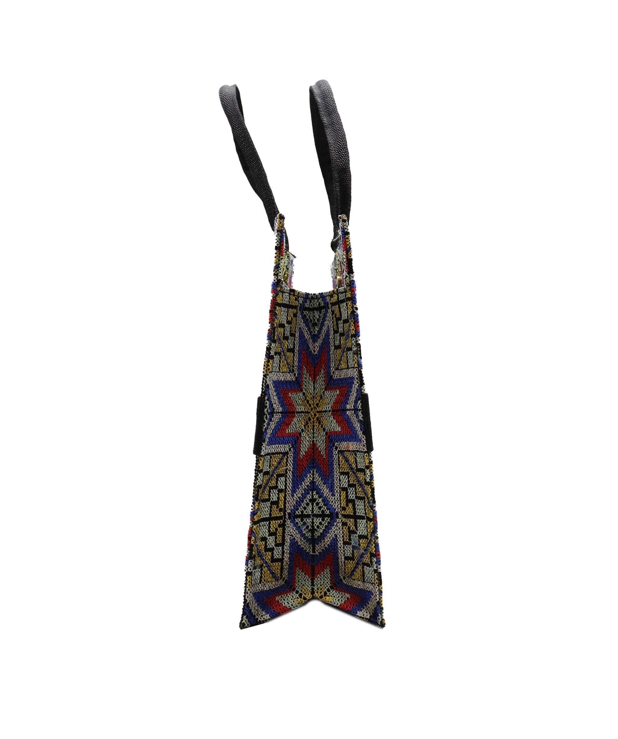 Luxury Promise Embroidered Handmade Tote Yellow DXBS2978