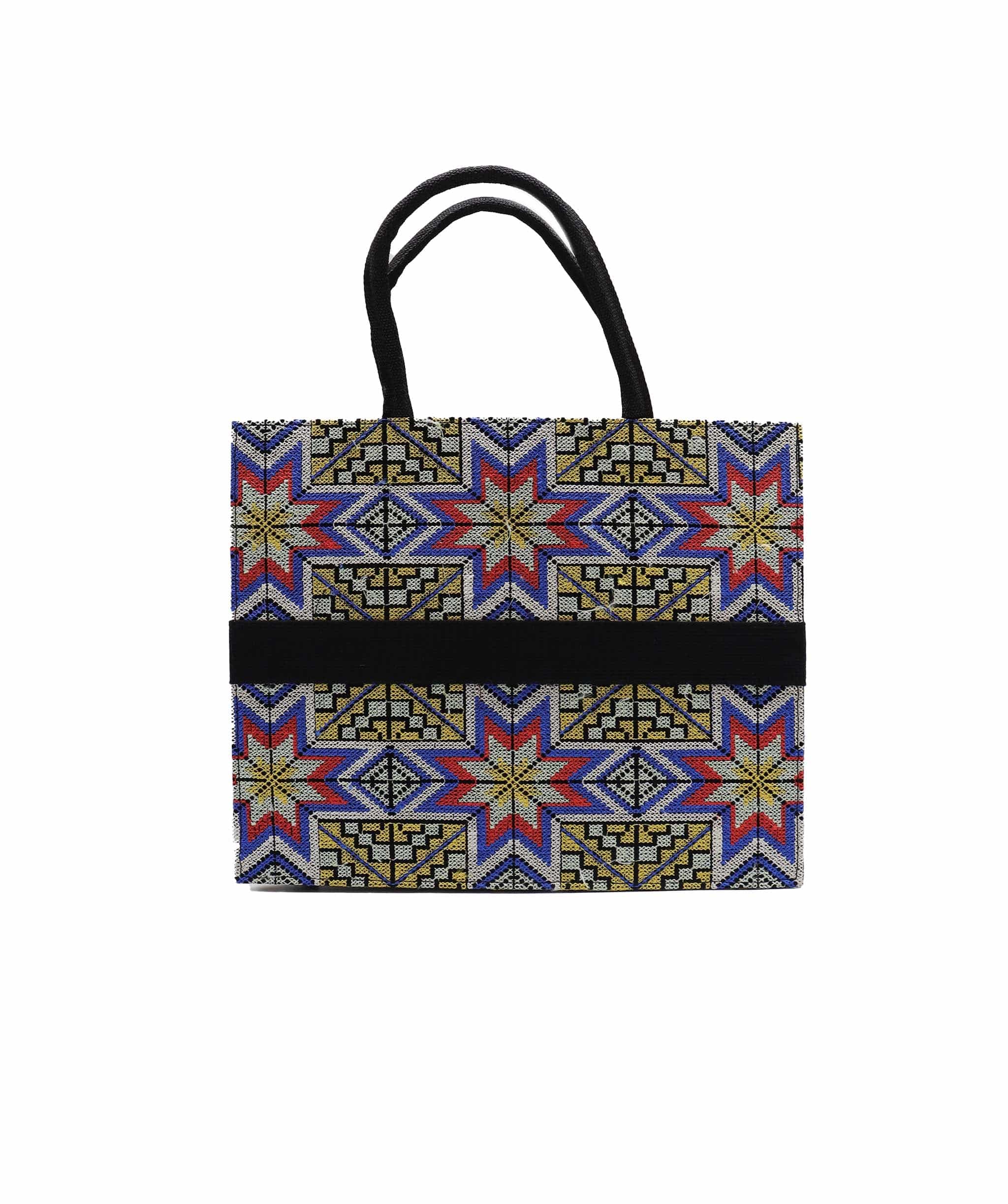 Luxury Promise Embroidered Handmade Tote Yellow DXBS2978