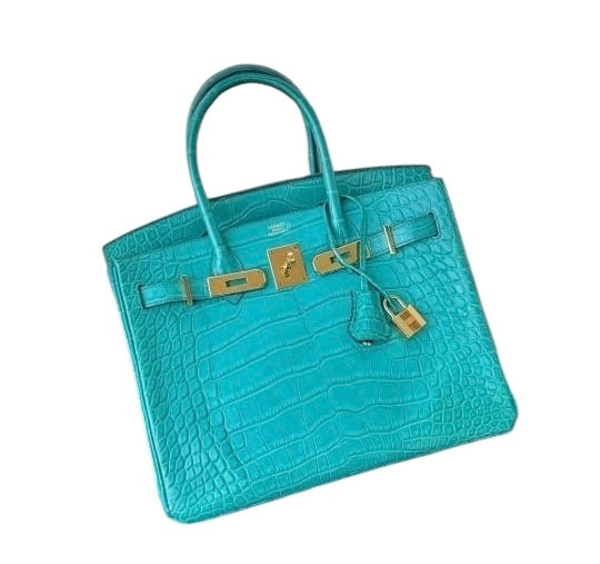 Luxury Promise Hermes Birkin 30 Blue Paon GHW SYCYB1076