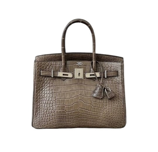Luxury Promise Hermes Birkin 30 Gris Elephant Retourne PHW SYCYB1087