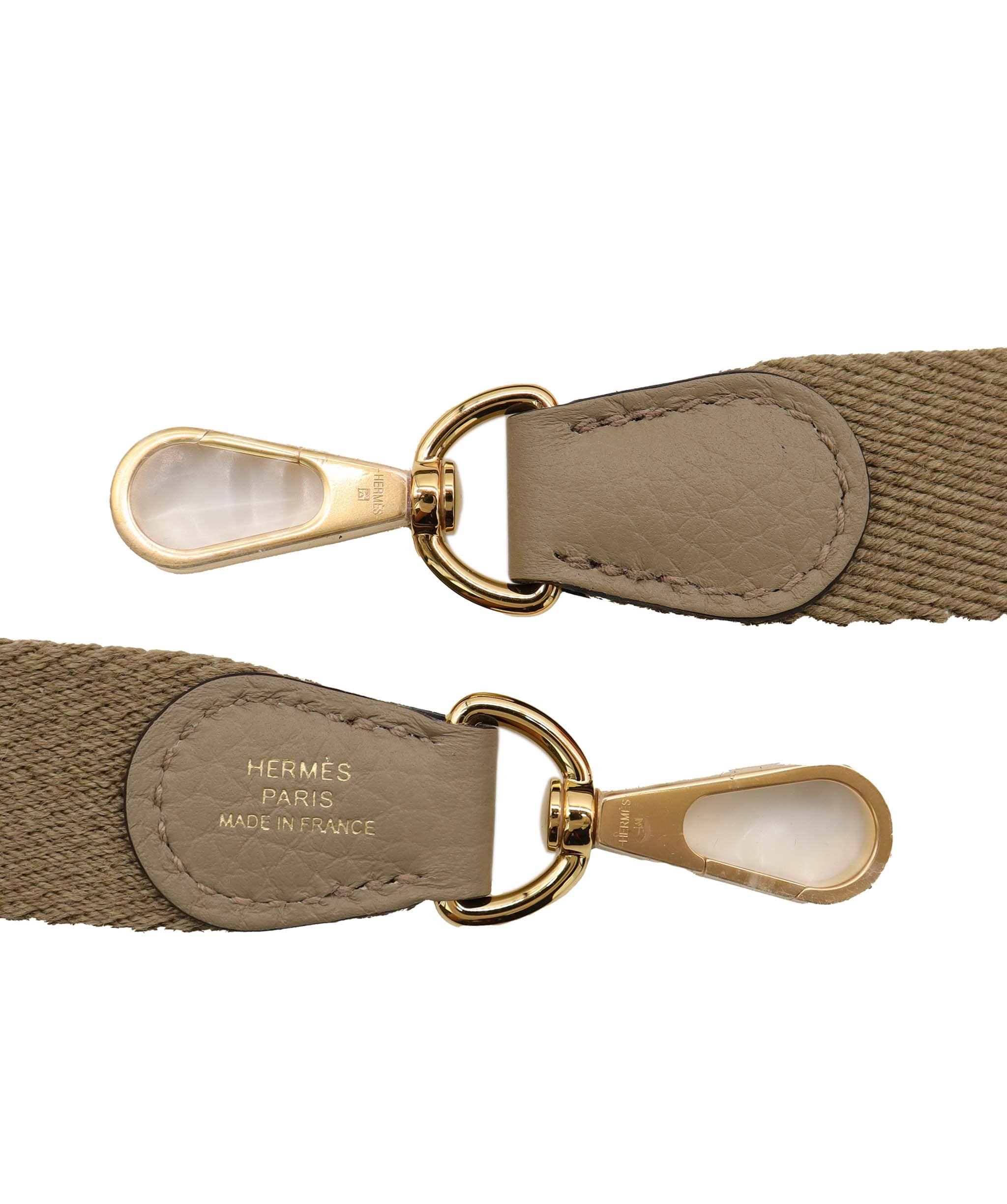 Luxury Promise Hermes Evelyne 16 Beige Marfa Clemence GHW stamp W year 2024 DXBS6372