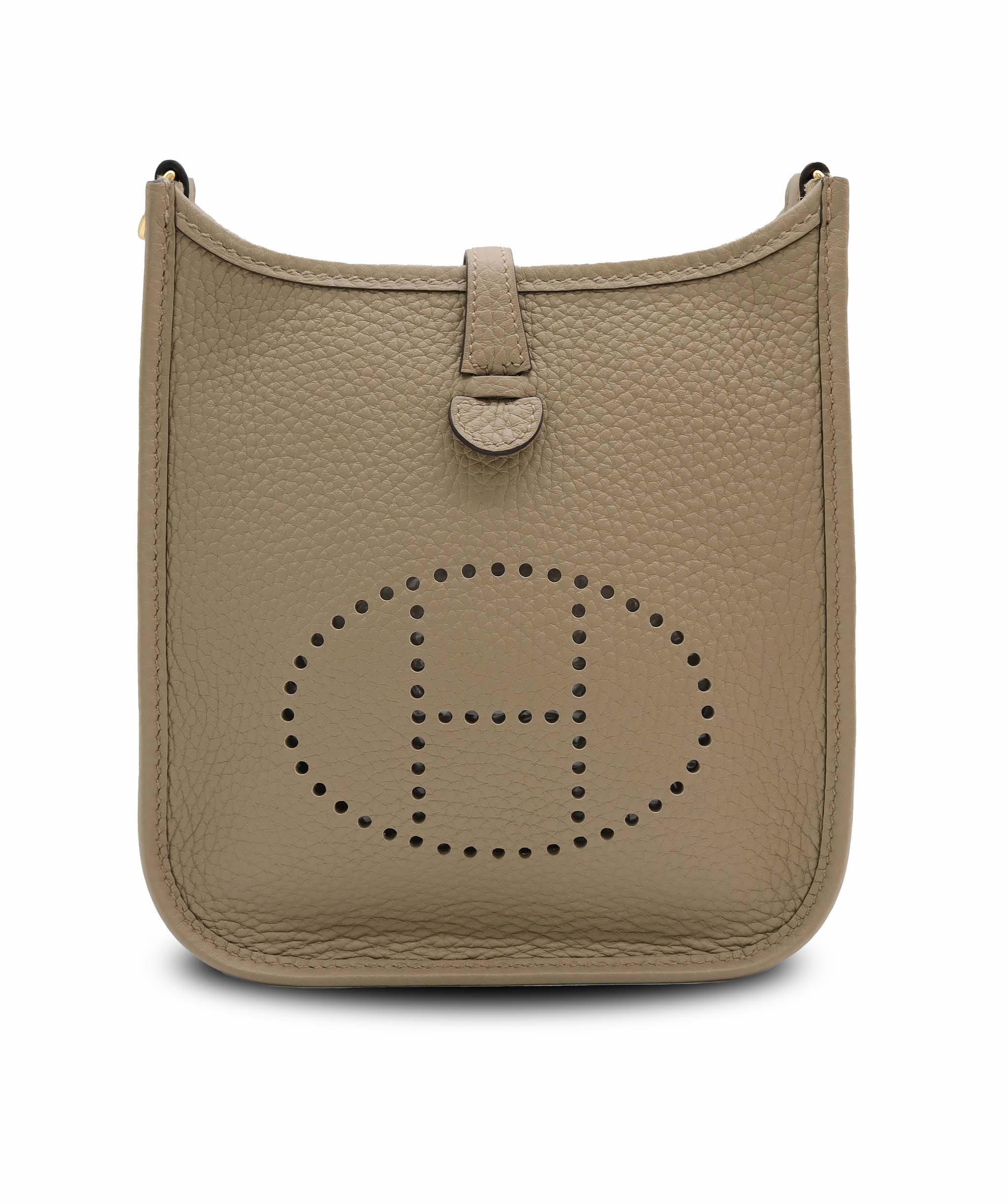 Luxury Promise Hermes Evelyne 16 Beige Marfa Clemence GHW stamp W year 2024 DXBS6372