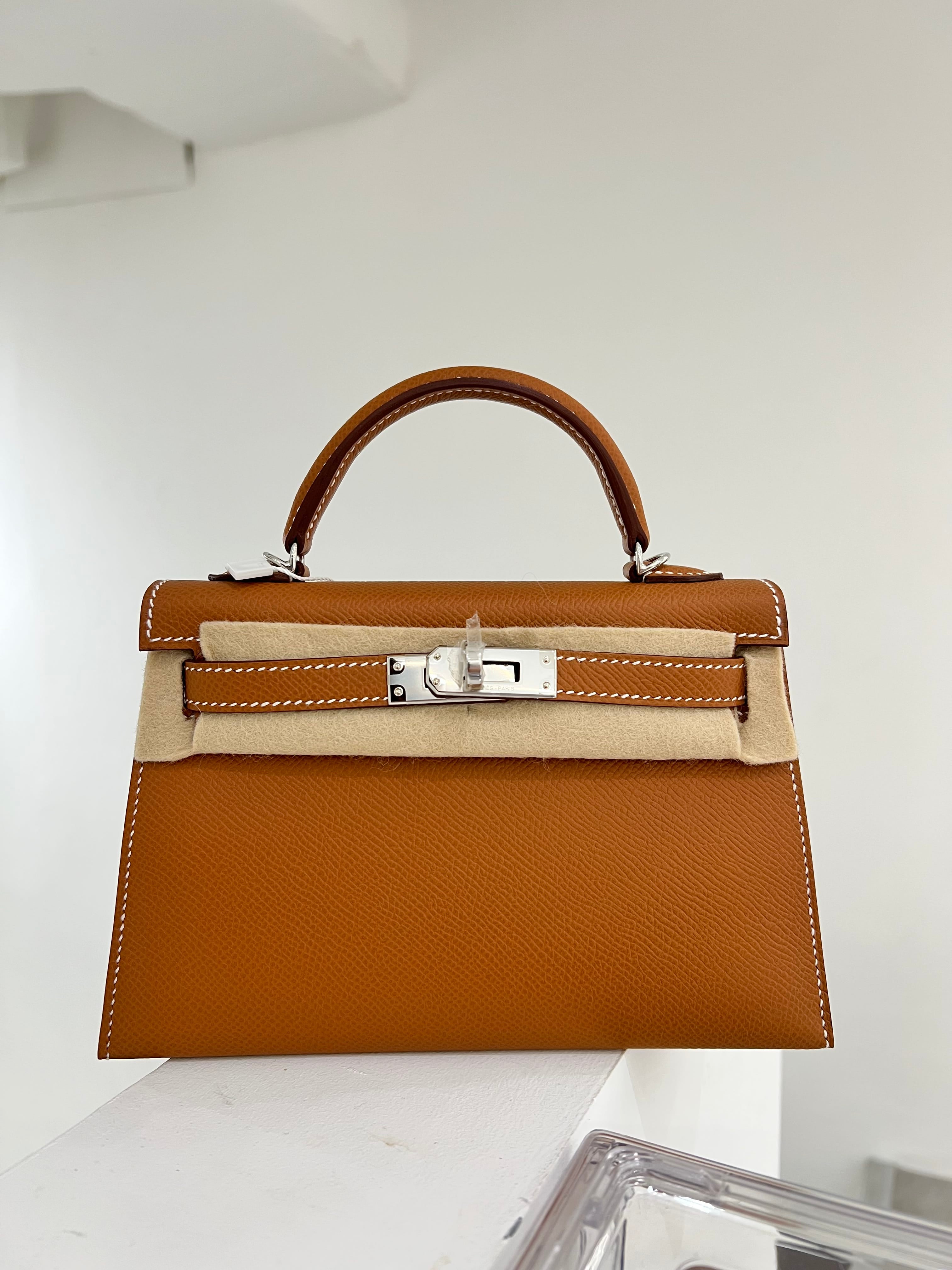 Luxury Promise Hermes Kelly 20 Gold Epsom PHW #G - BN Full set SYC8402H