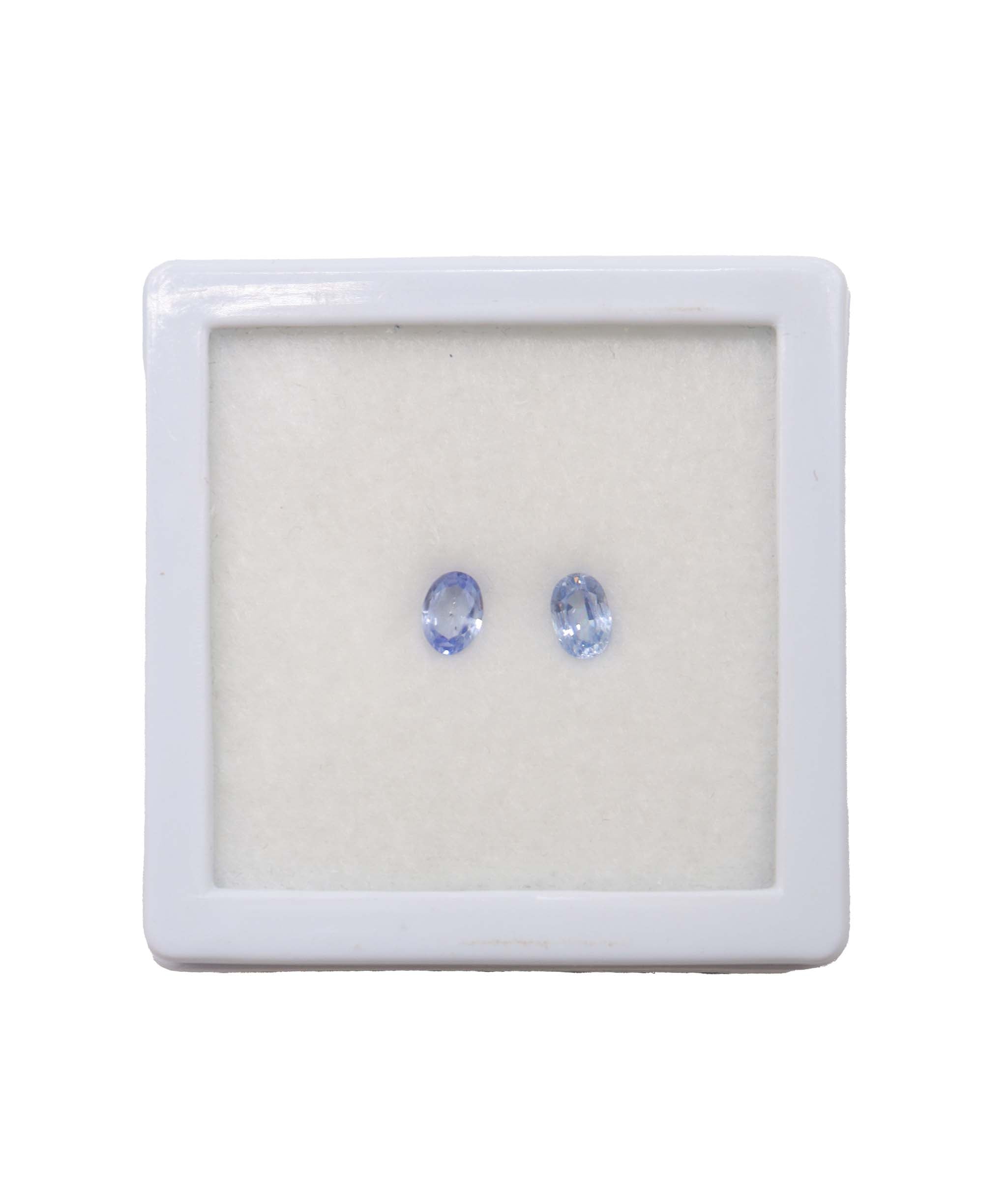 Luxury Promise BLUE SAPPHIRE (PAIR) NATURAL 1.36 MS 18630-26 MS 18630-26