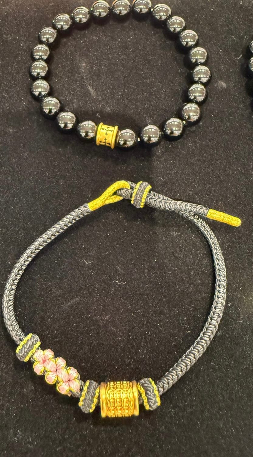 Luxury Promise 24K Gold with 1 Charm Lucky Bracelet