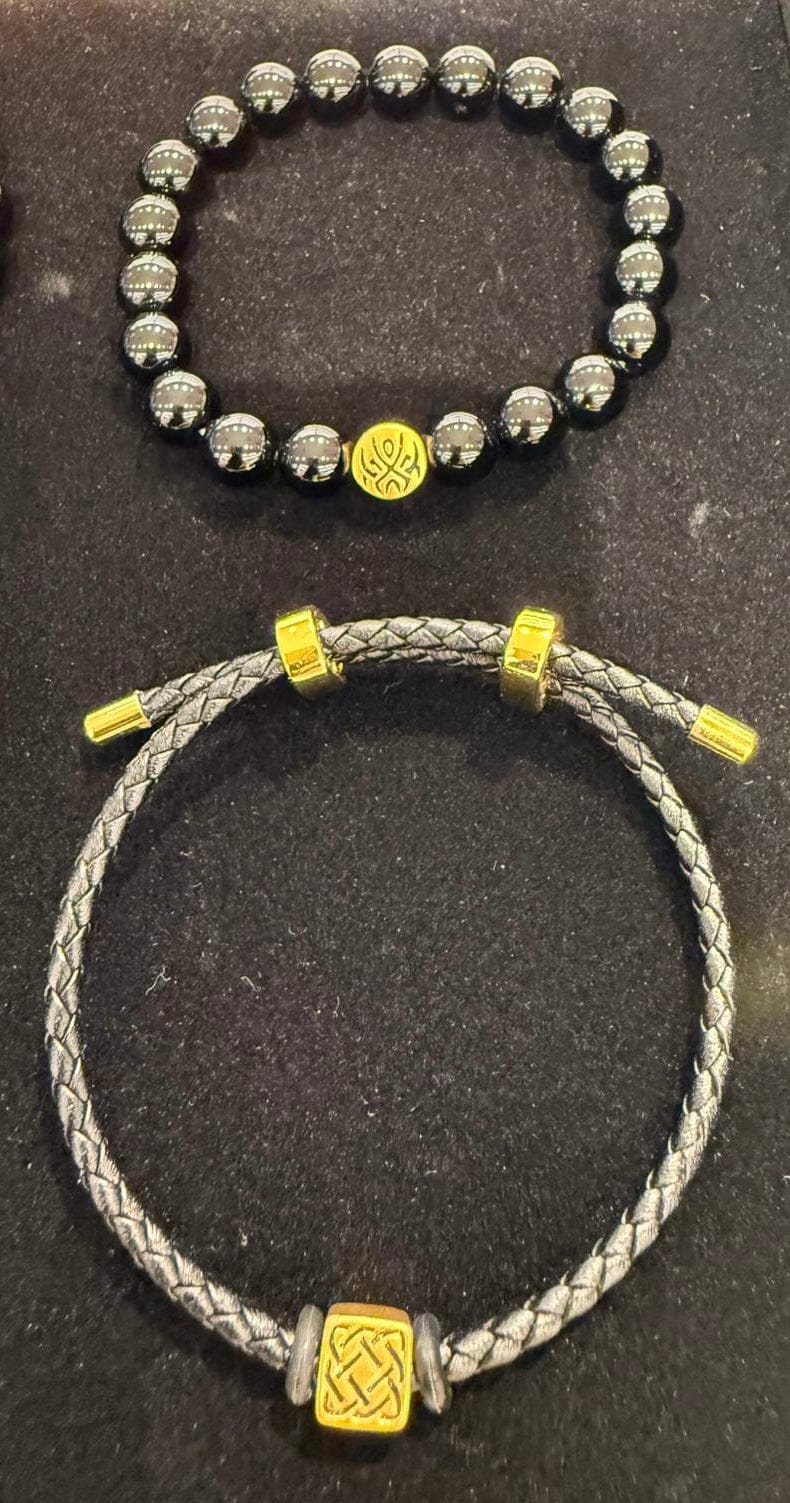 Luxury Promise 24K Gold with 1 Charm Lucky Bracelet