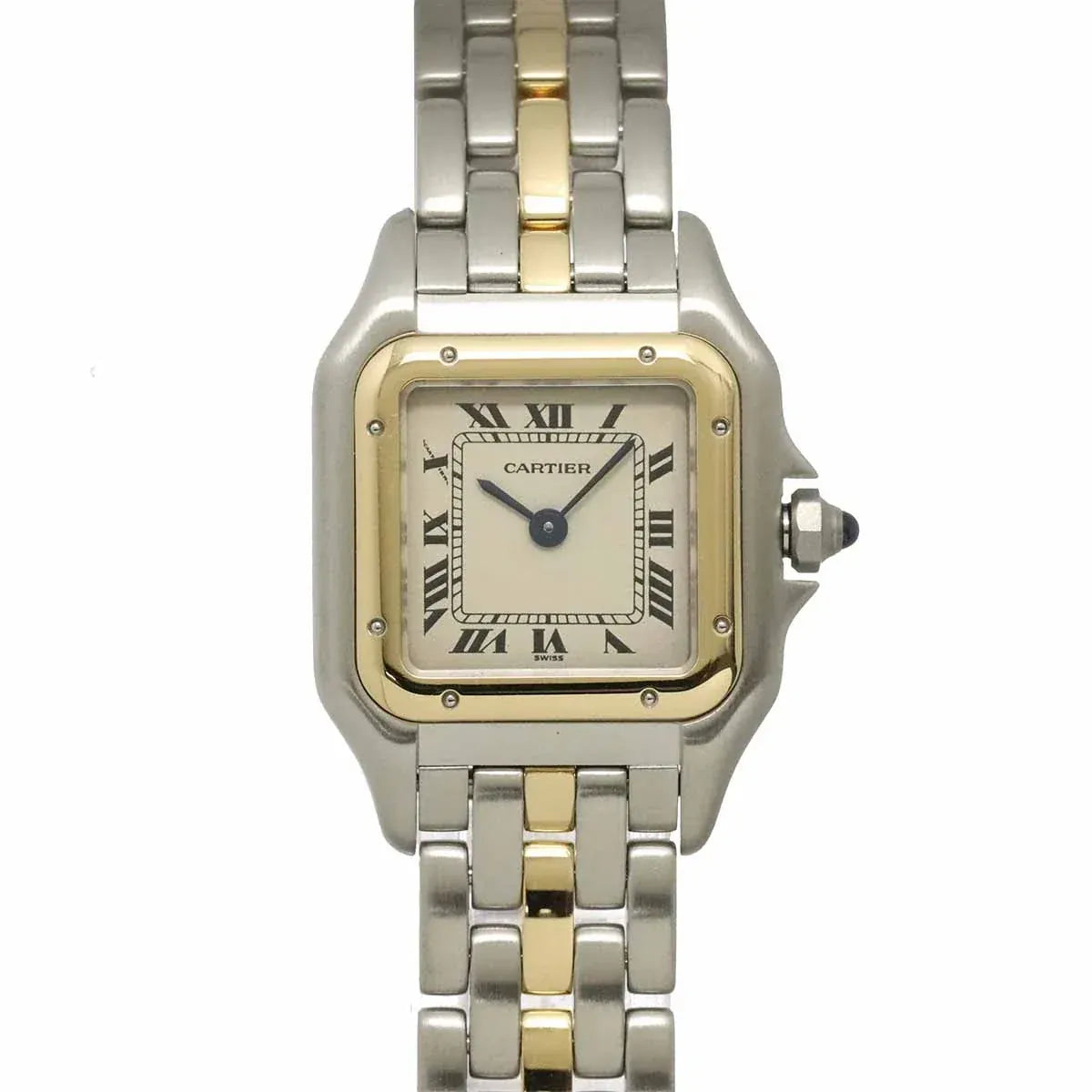 LUXURY PROMISE Cartier Panthere one Row SM Quartz 84083241 YG Ladies Watch 90332482
