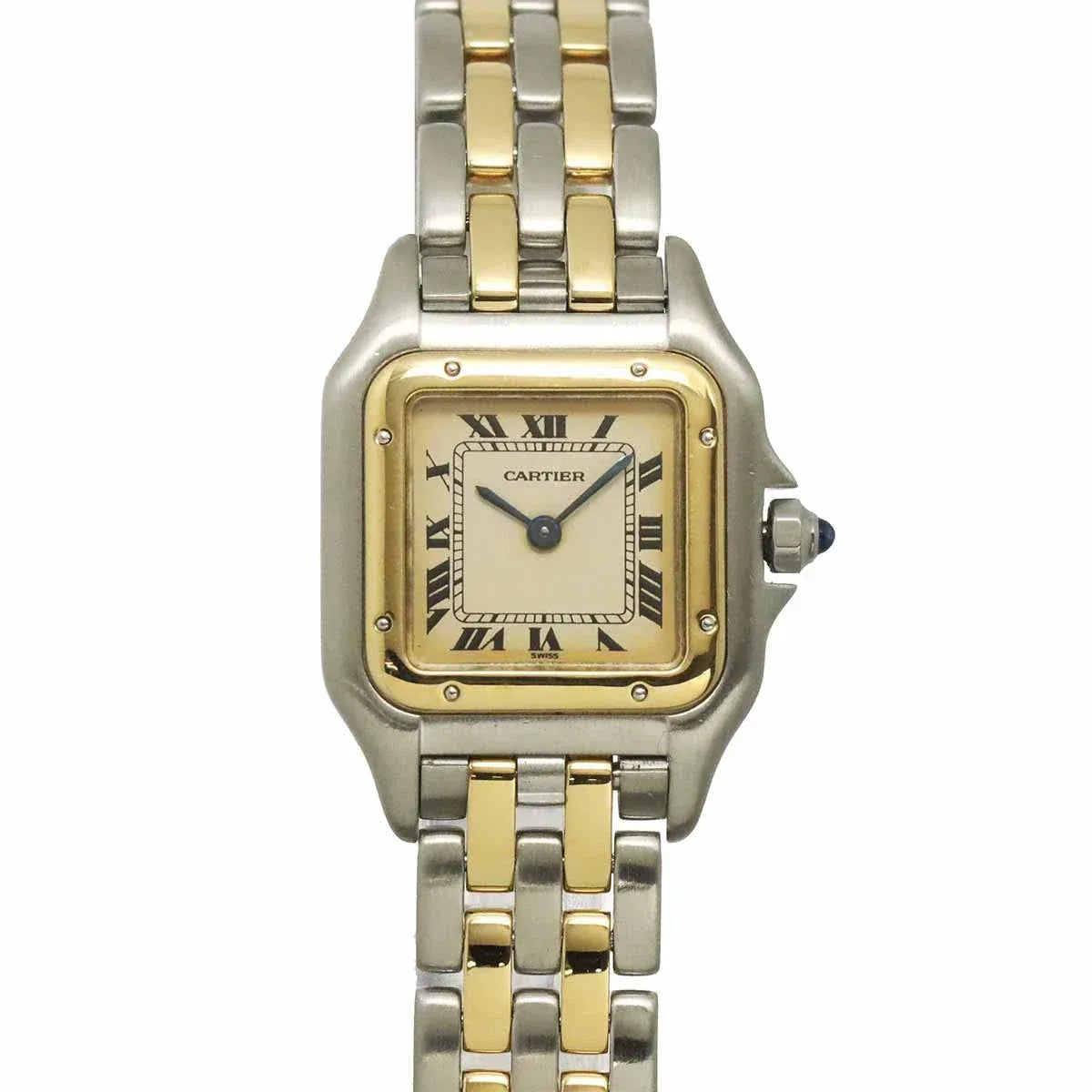 Luxury Promise Cartier Panthere Two Row SM 84083242 Quartz Cream Dial YG 90331982