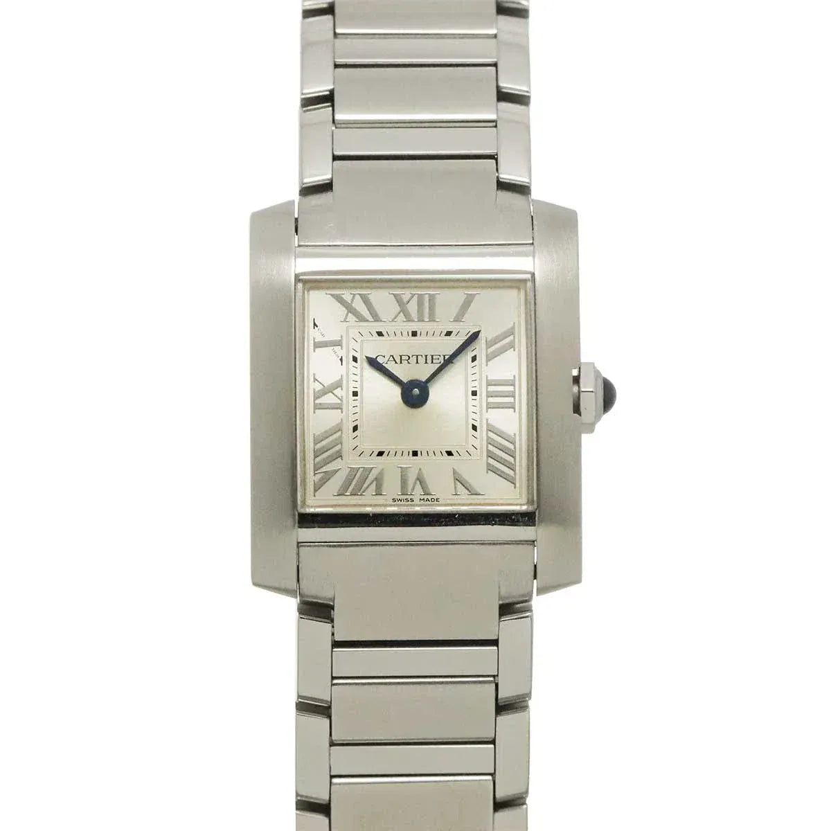Luxury Promise Cartier Tank Francaise SM WSTA0065 Quartz Silver Dial Ladies Watch 90342828