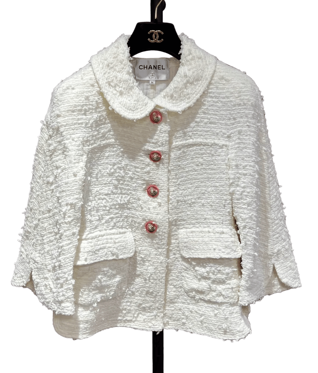 Luxury Promise CHANEL 2017 WHITE JACKET FT102068