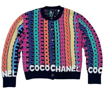 Luxury Promise CHANEL 2021K rainbow cardigan ARCJP1002