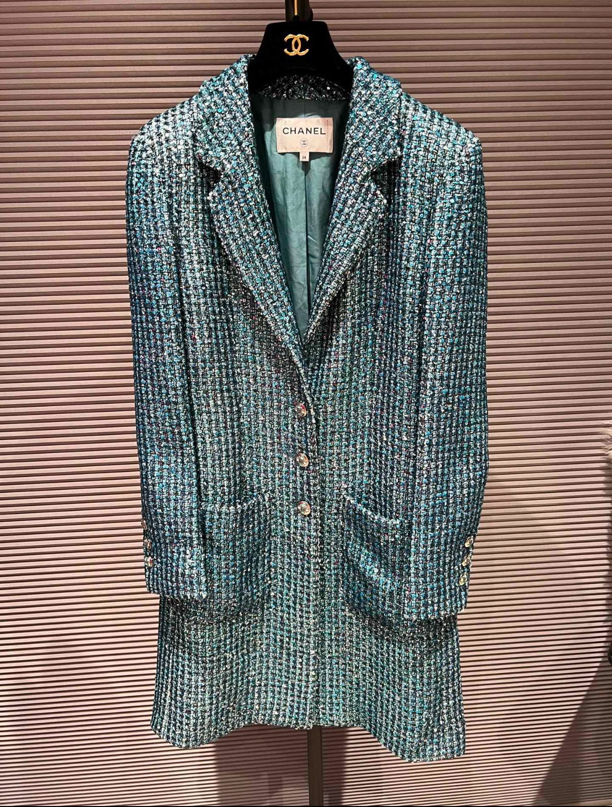 Luxury Promise CHANEL 23P BLUE COAT 38 FT101624