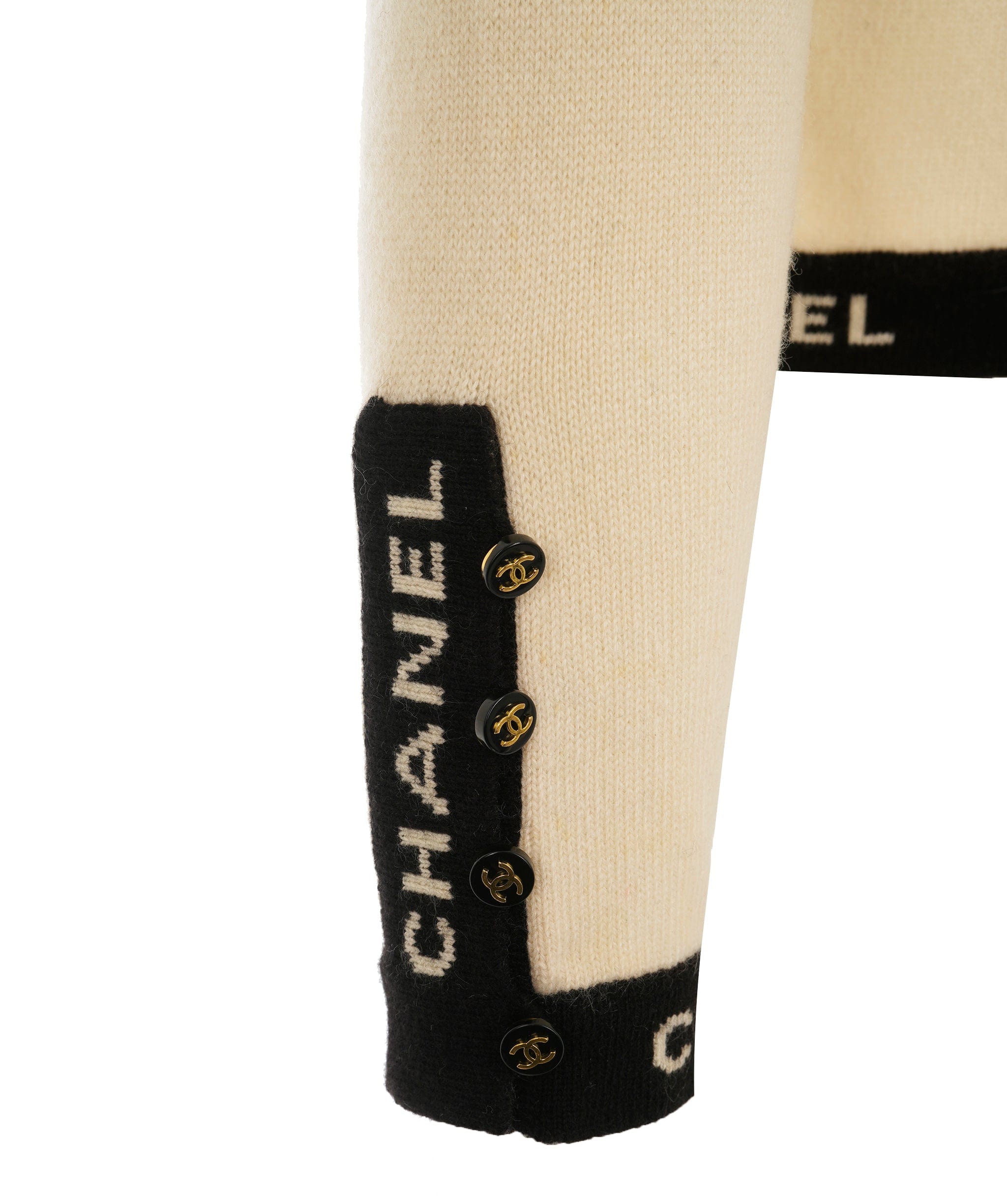 Luxury Promise Chanel Barbie set cardigan cashmere cream FT237