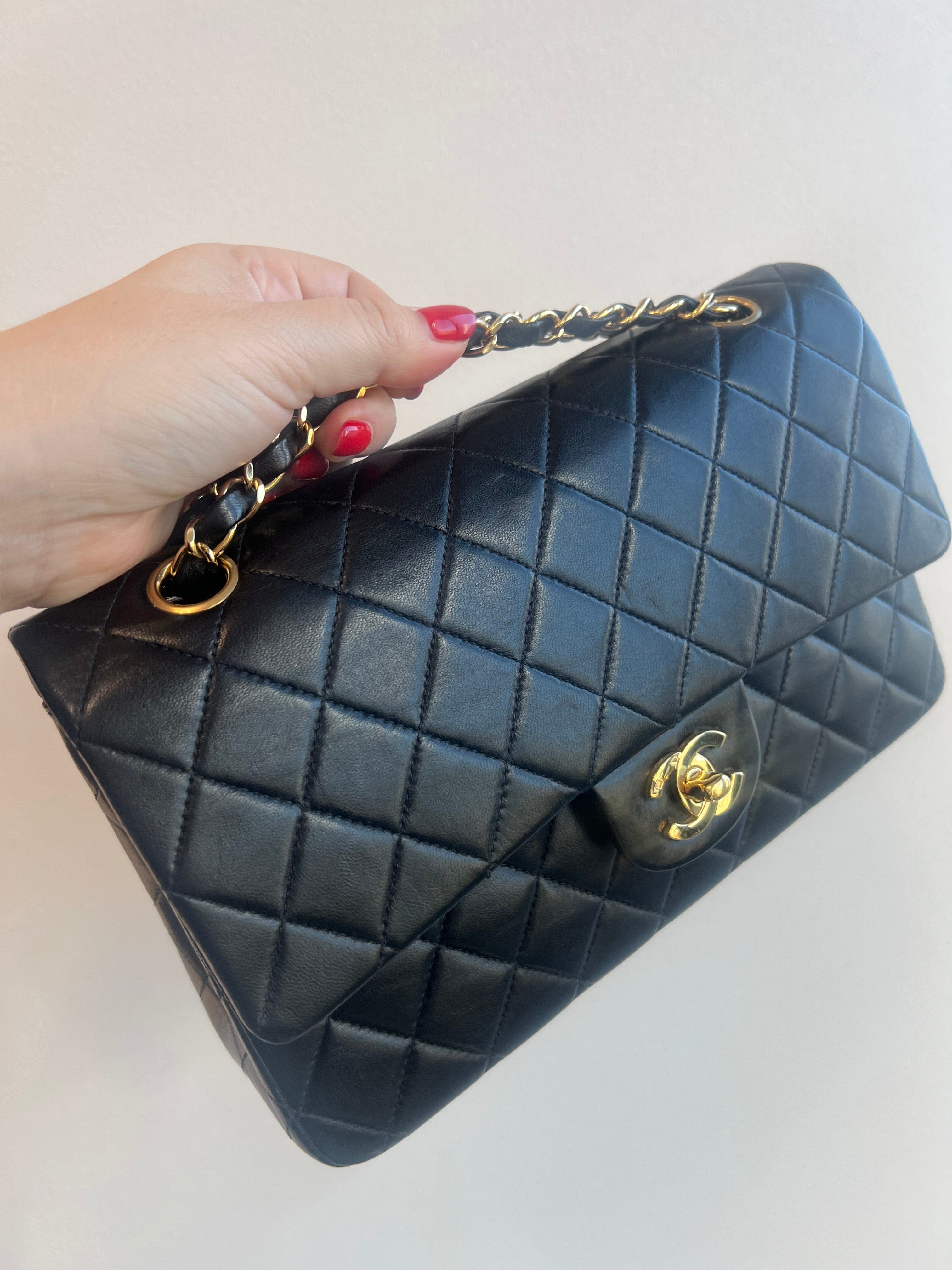 Luxury Promise Chanel Black Medium Classic Flap Lambskin