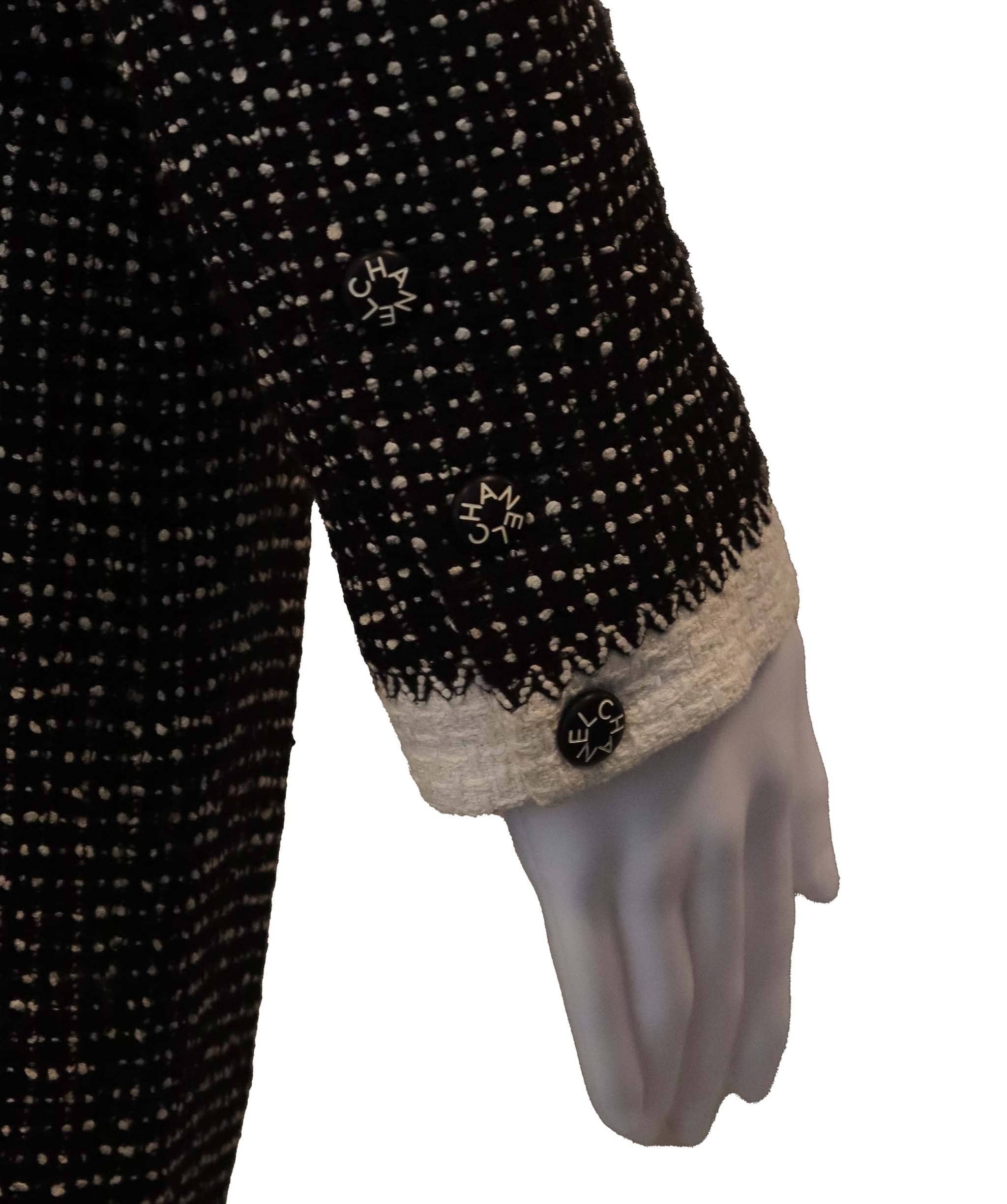 Luxury Promise Chanel black white blazer set FT301