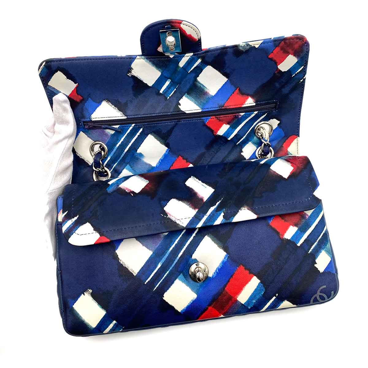 Luxury Promise CHANEL CLASSIC FLAP MEDIUM AIRLINE LAMB SKIN SHOULDER BAG 90235473