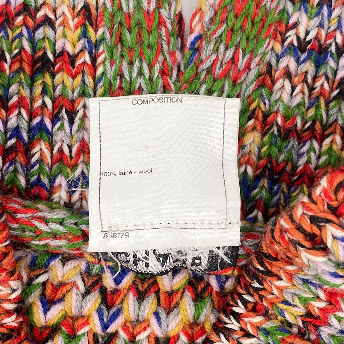 LUXURY PROMISE CHANEL COCOMARK KNIT TOPS MULTICOLOR WOOL 44 P47 RTW 90305912