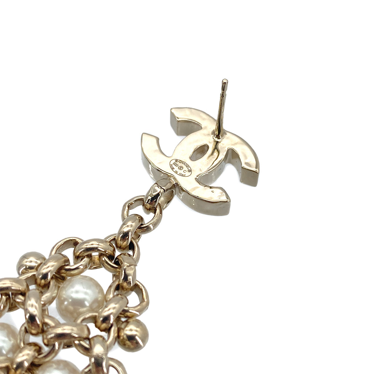 LUXURY PROMISE CHANEL EARRINGS COCOMARK FAUX PEARL ACCESSORY B20C 90276377