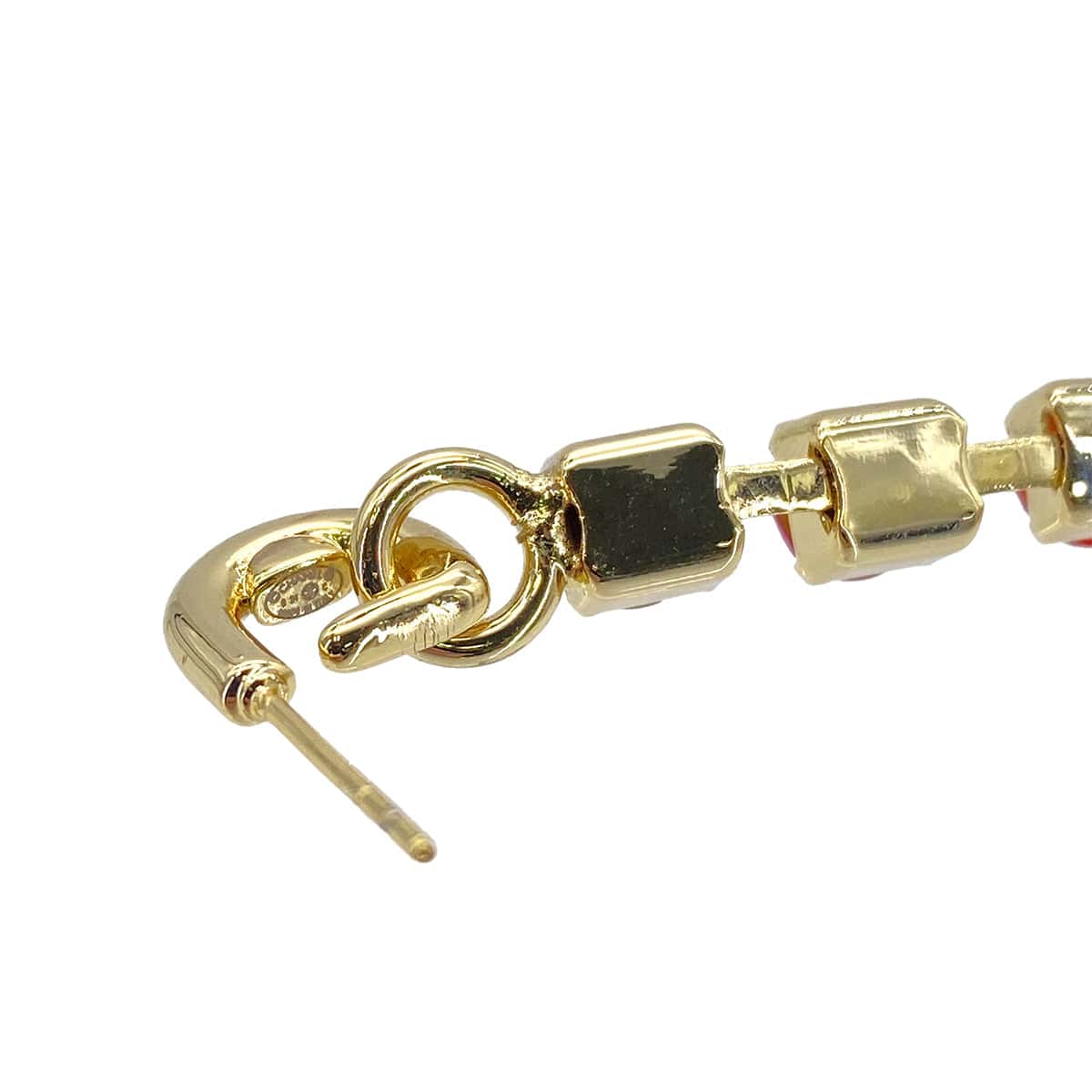 LUXURY PROMISE CHANEL EARRINGS COCOMARK GRADIENT COLOR STONE ACCESSORY B24C 90276396