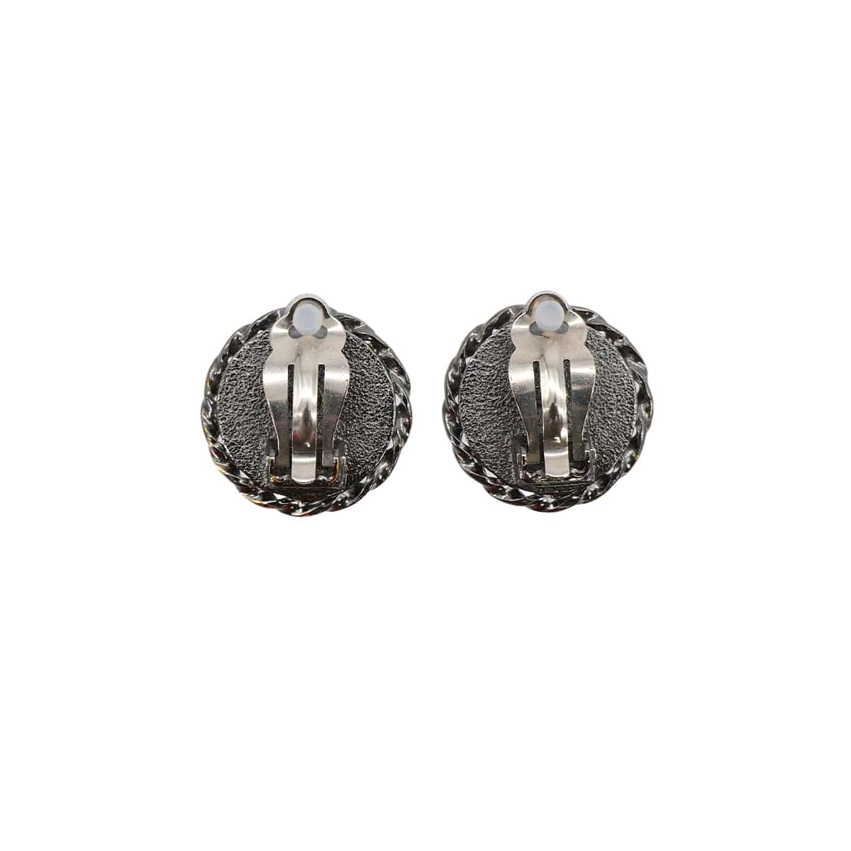 LUXURY PROMISE CHANEL EARRINGS MADEMOISELLE SILVER ACCESSORY 03P 90321139
