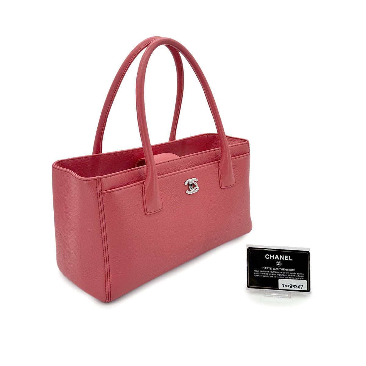 LUXURY PROMISE CHANEL EXECUTIVE TOTE BAG PINK LEATHER 90284867