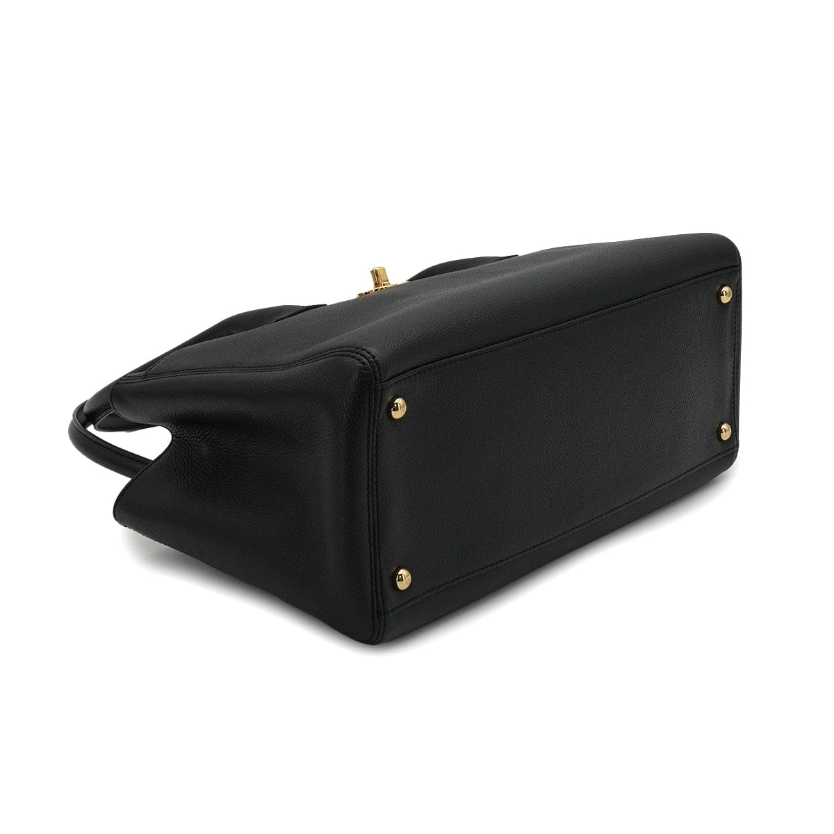 LUXURY PROMISE CHANEL EXECUTIVE TOTE HAND BAG BLACK LEATHER GOLD HARDWARE 90335833