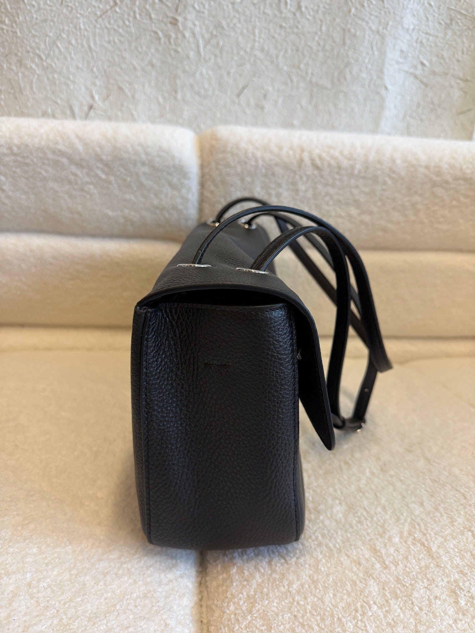 Luxury Promise Chanel Grained Calfskin Souplissimo Maxi Flap Black