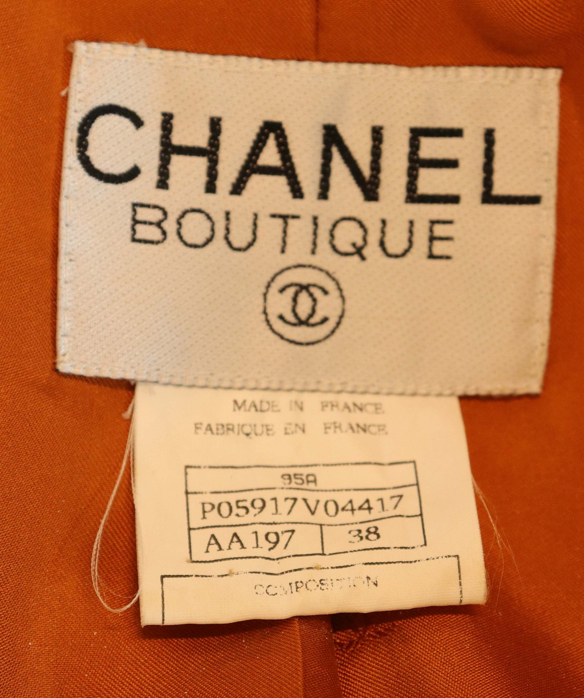 Luxury Promise Chanel orange set FT526