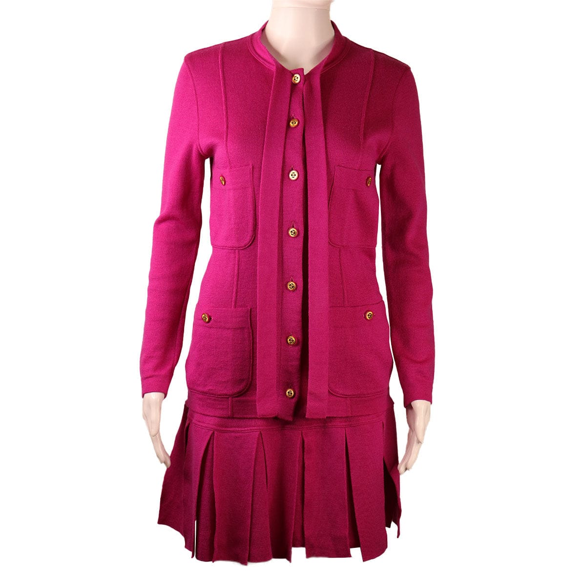 Luxury Promise Chanel pink cardigan set