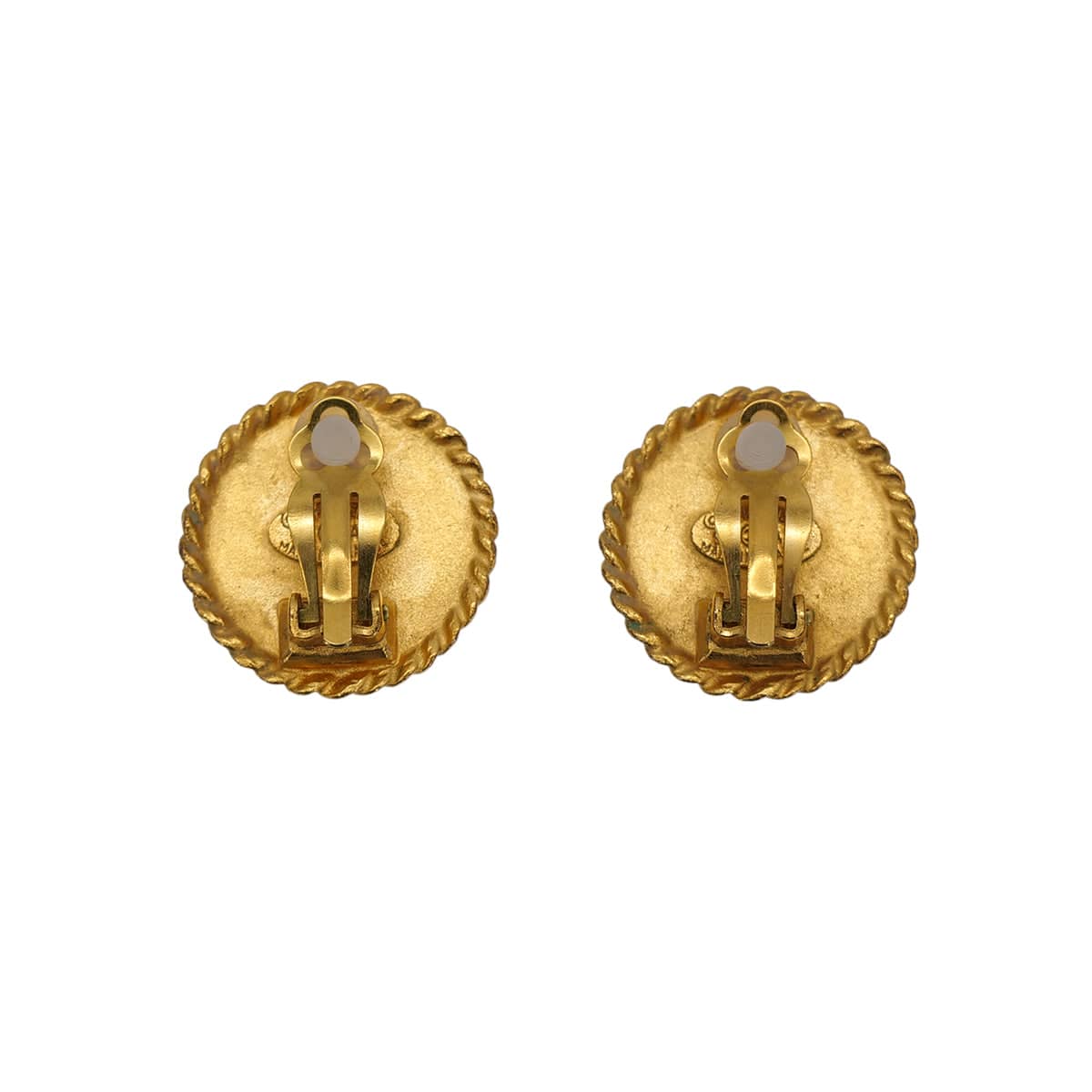 LUXURY PROMISE CHANEL VINTAGE EARRINGS COCOMARK ROUND ACCESSORY 95A 90306864