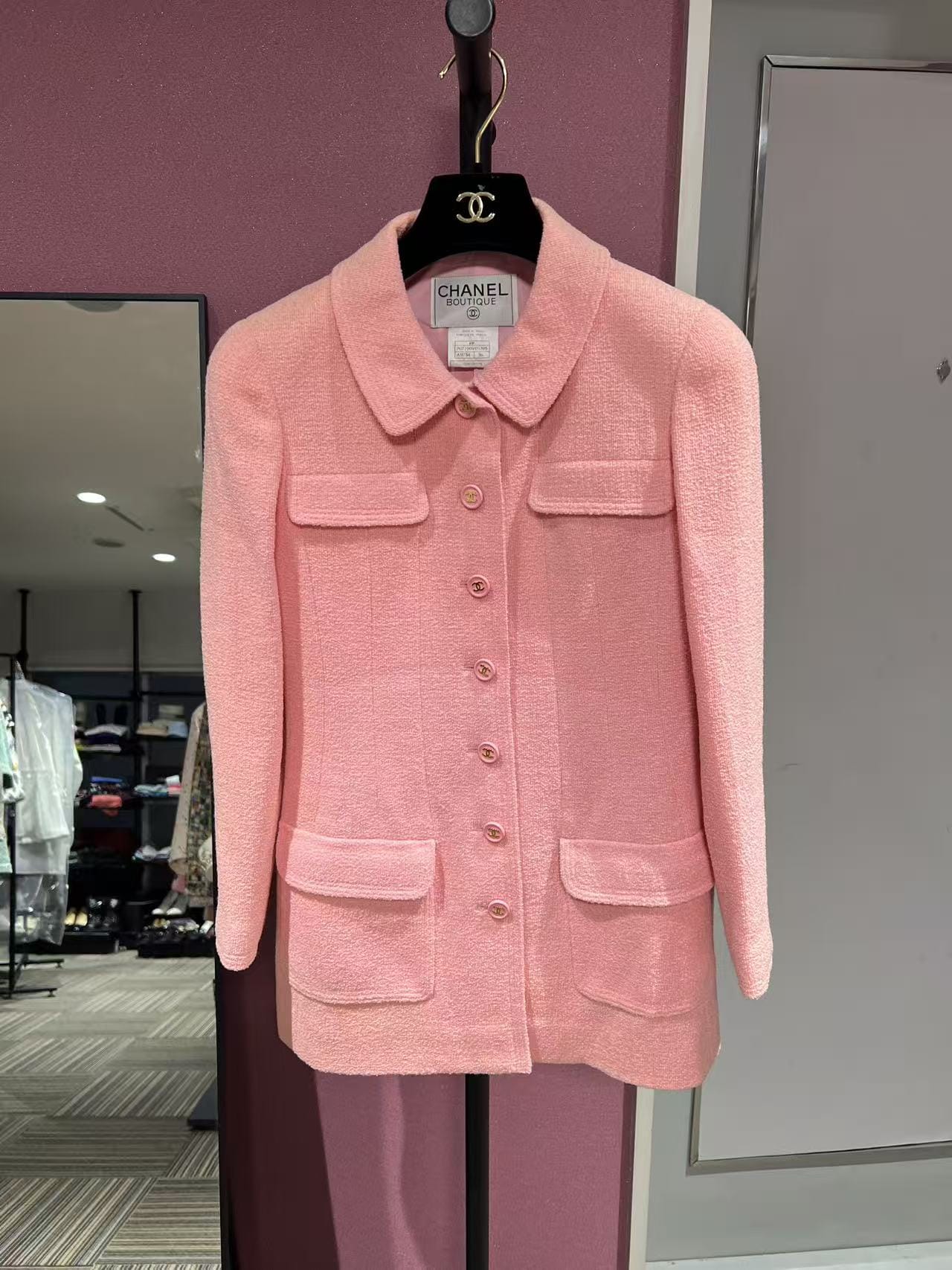 Luxury Promise CHANEL vintage PINK BLAZER FT201008