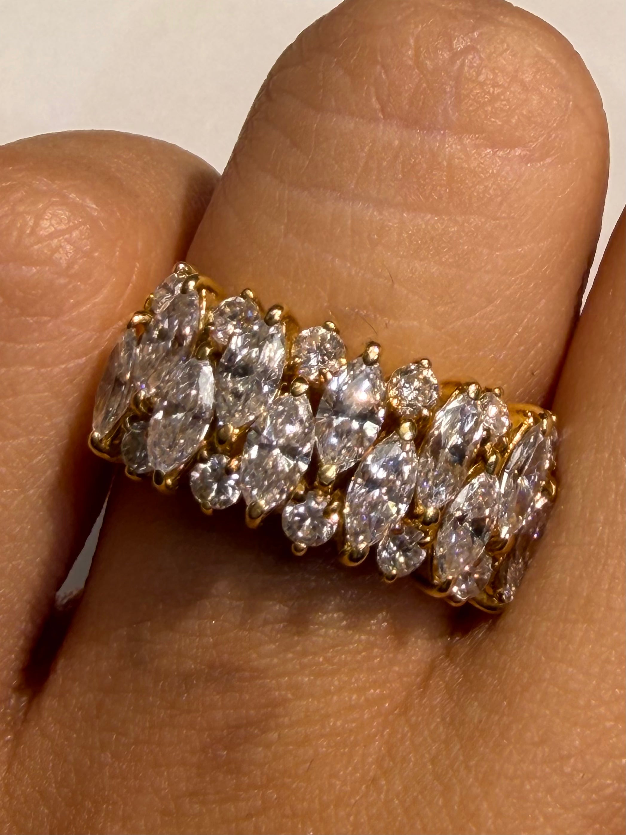Luxury Promise Diamond Band in 18K / D2ct (5us) 3154 JJC0537