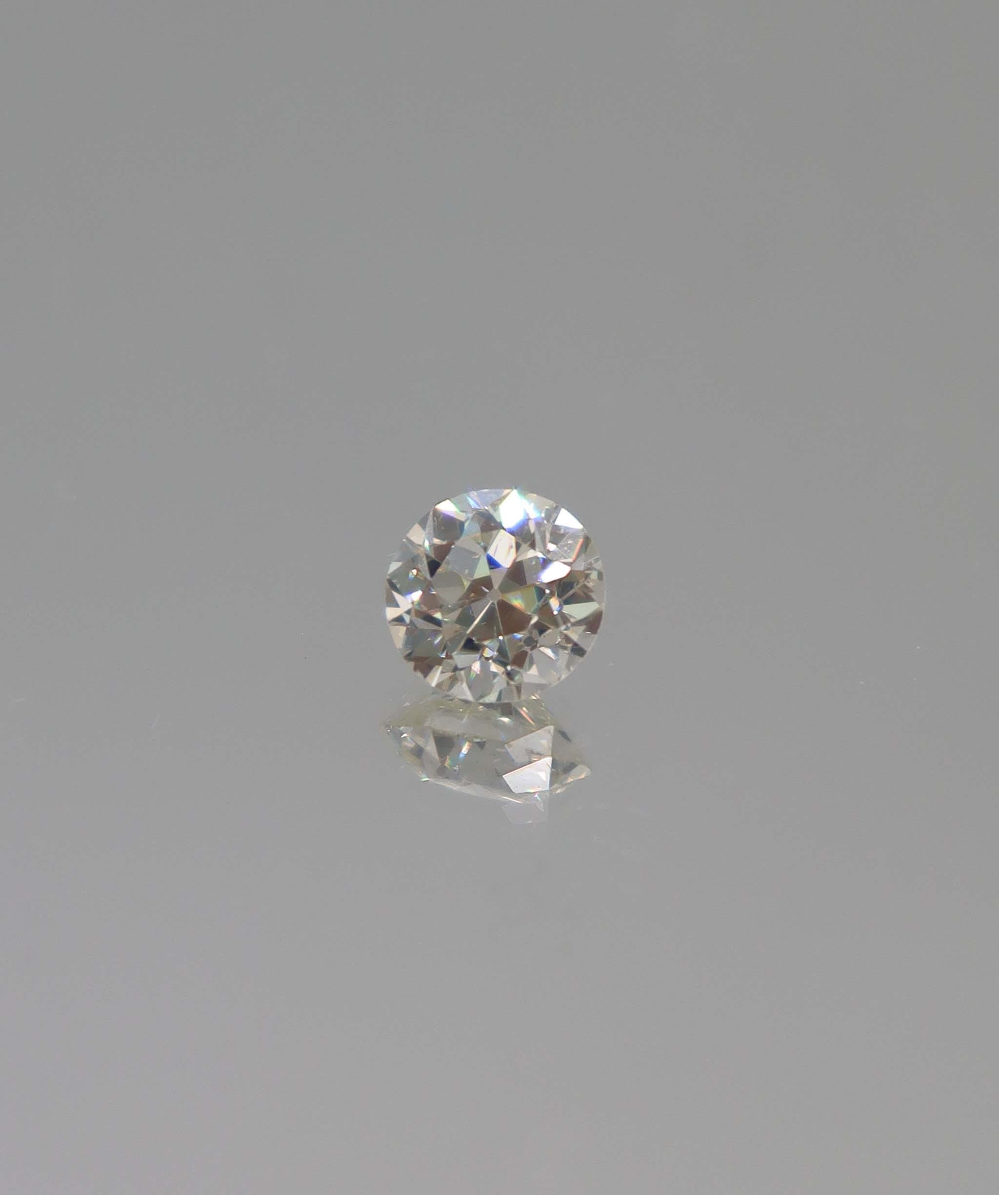 Luxury Promise 1.09ct white clean euoropean old cut round diamond DXBCS4363