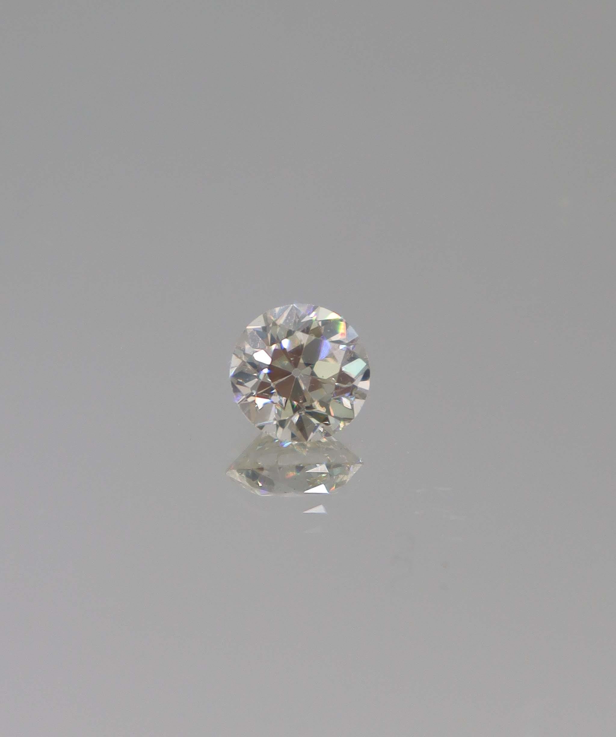 Luxury Promise 1.09ct white clean euoropean old cut round diamond DXBCS4363