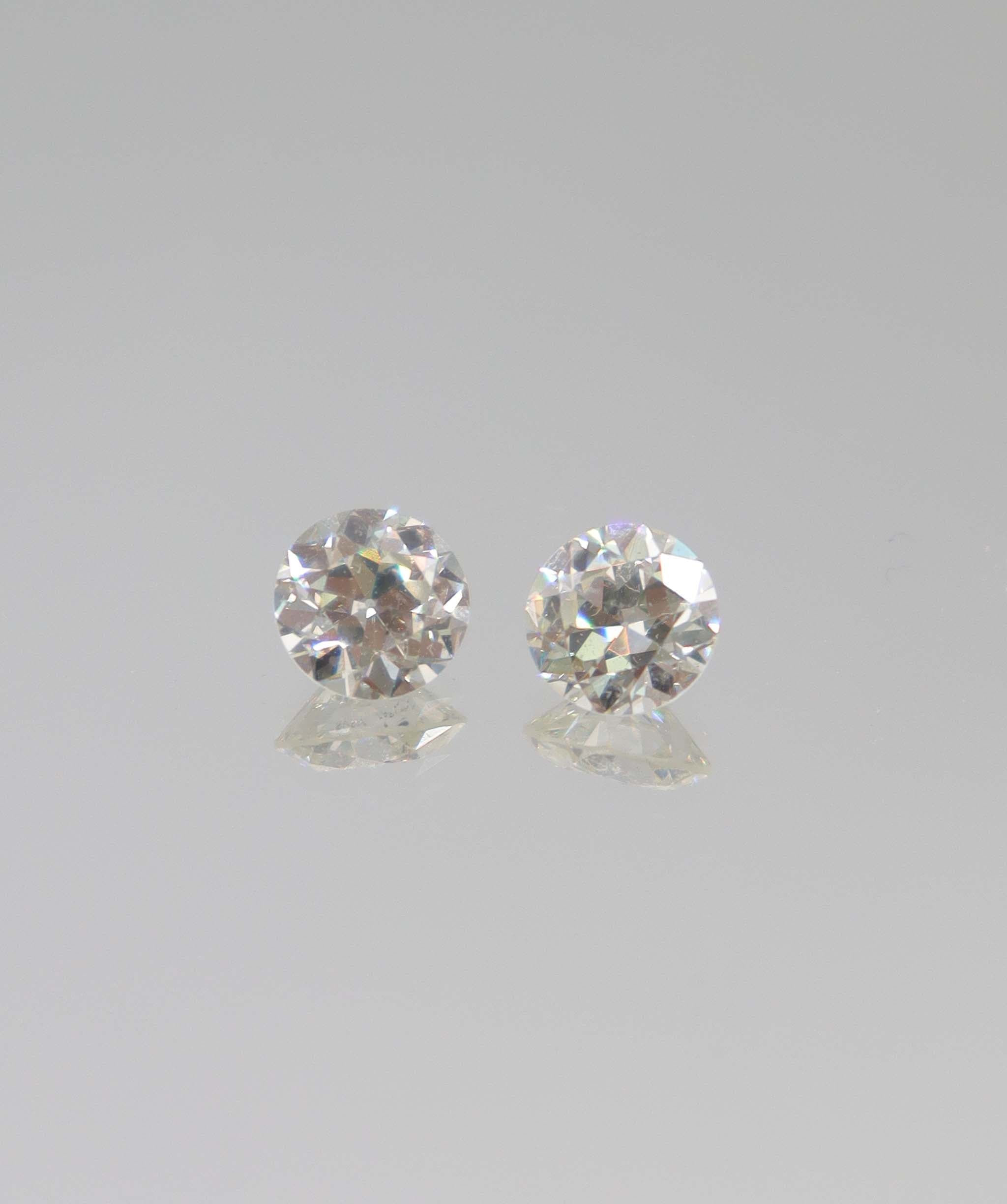 Luxury Promise 2ct 1950' style euoropean old cut round diamond DXBCS4374