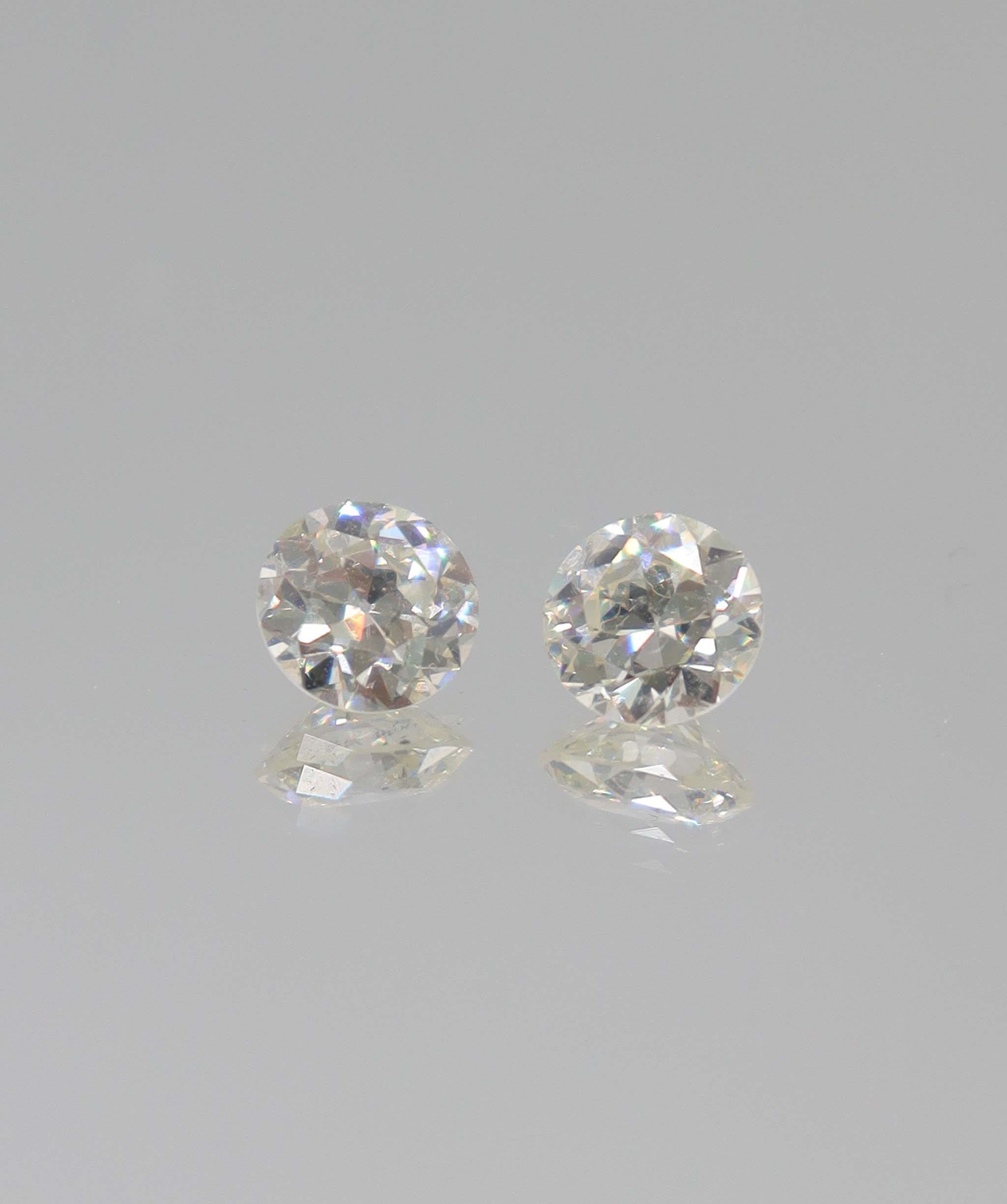 Luxury Promise 2ct 1950' style euoropean old cut round diamond DXBCS4374