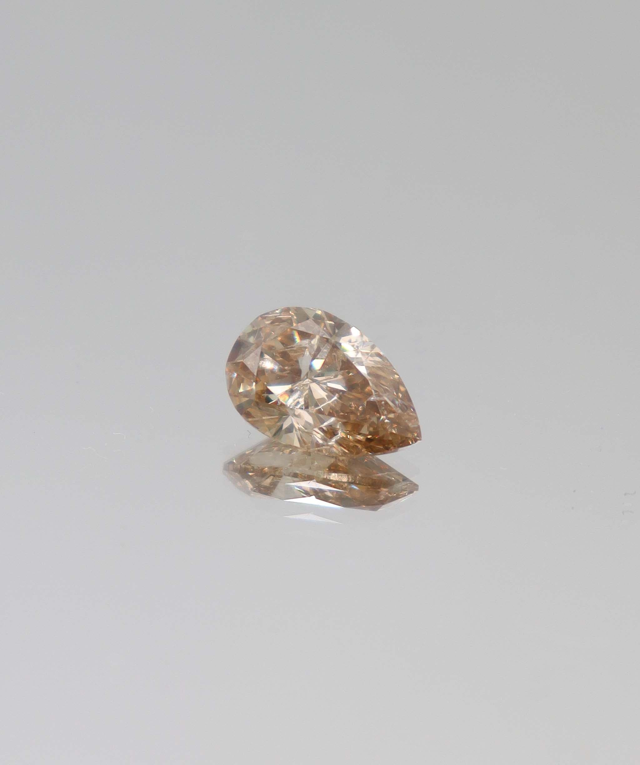 Luxury Promise 3.01ct himalaian pink pearshape diamond DXBCS4381