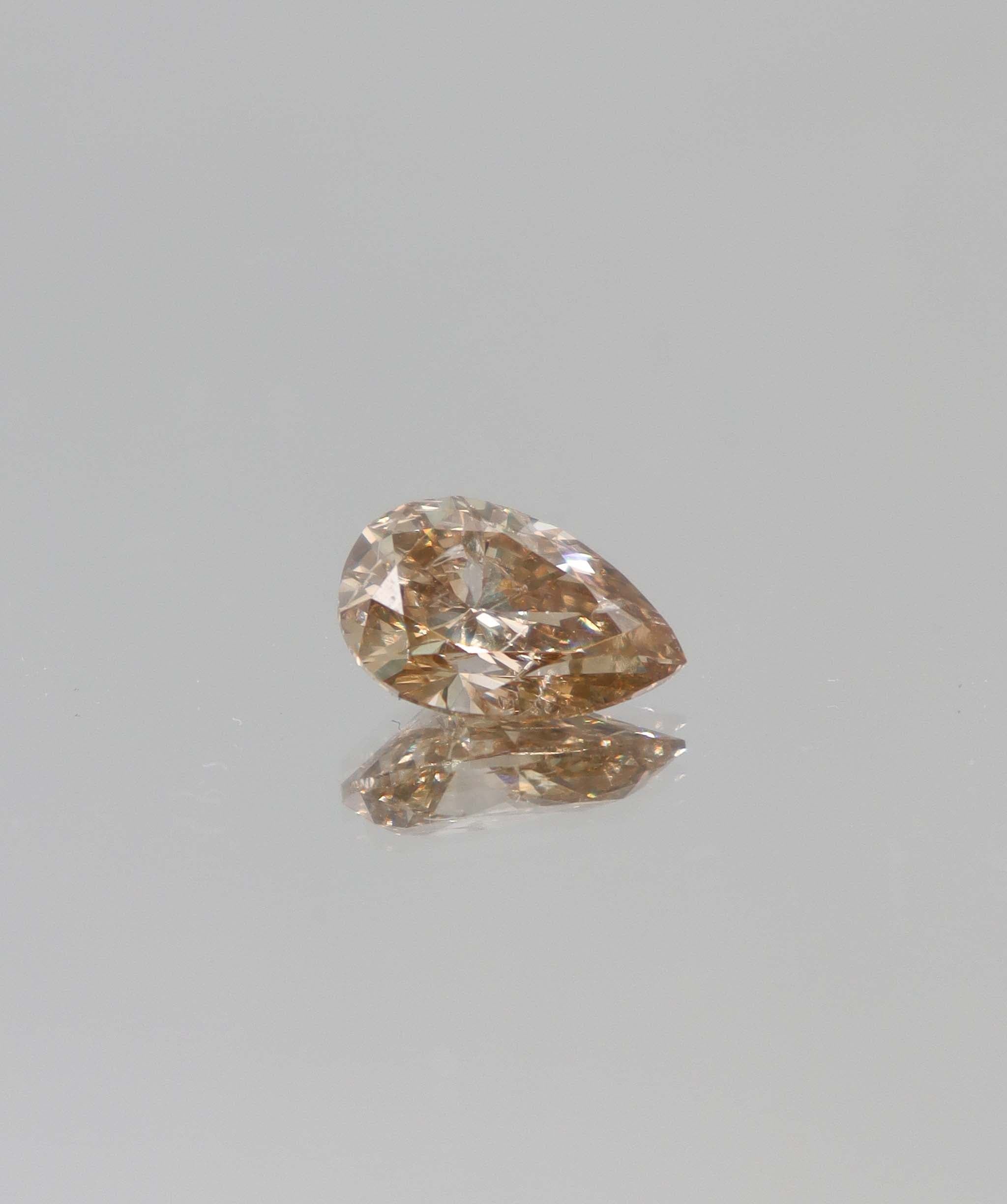 Luxury Promise 3.01ct himalaian pink pearshape diamond DXBCS4381