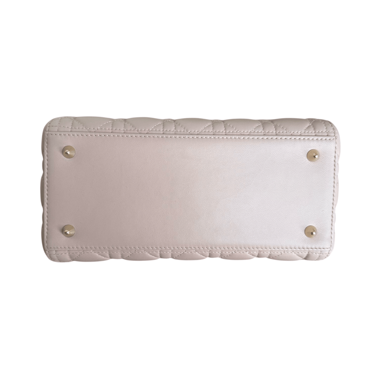 Luxury Promise Dior Lady Medium Cannage Lambskin Light Pink Gold Hardware