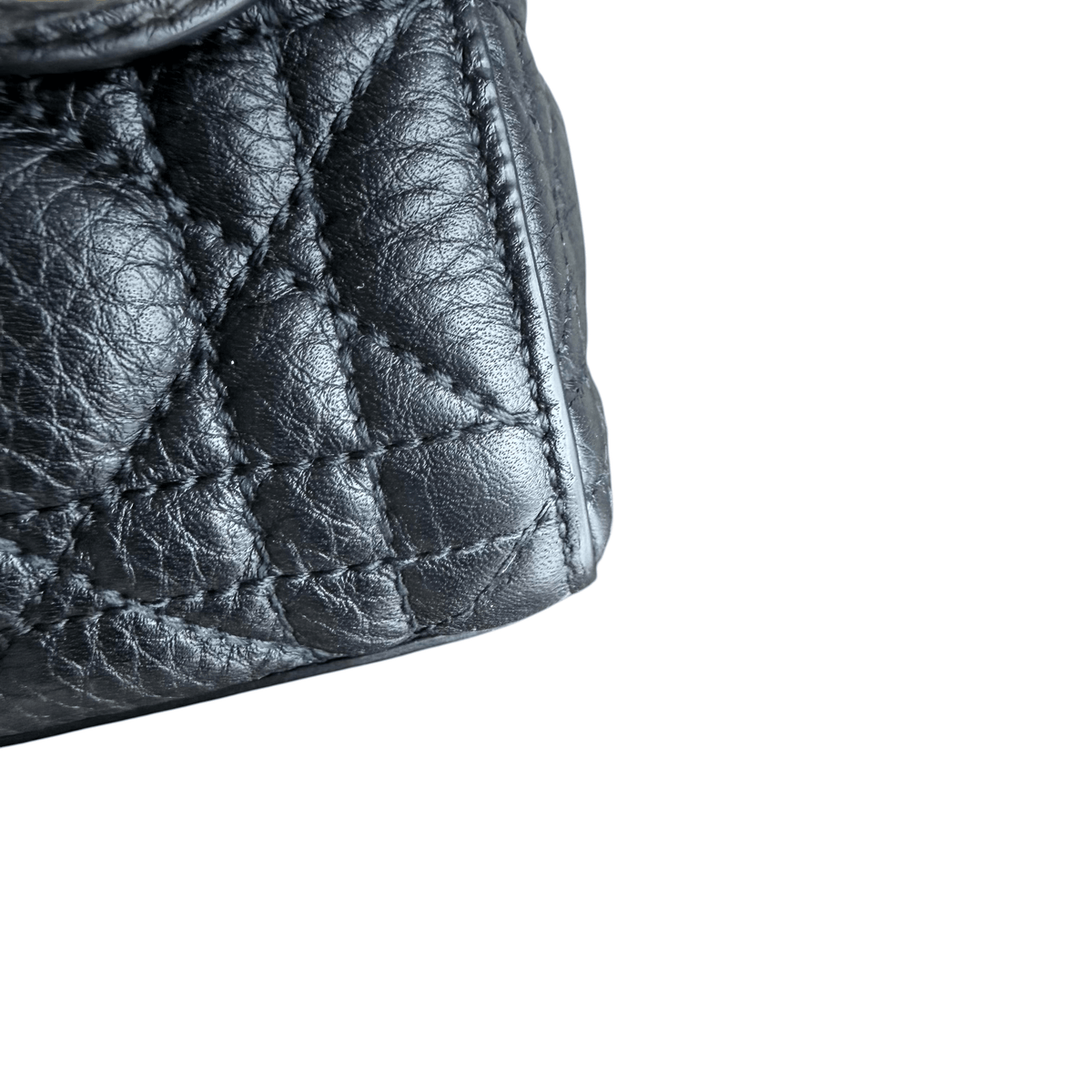 Luxury Promise Dior Lady Mini - Cannage Caviar Black Gold Hardware