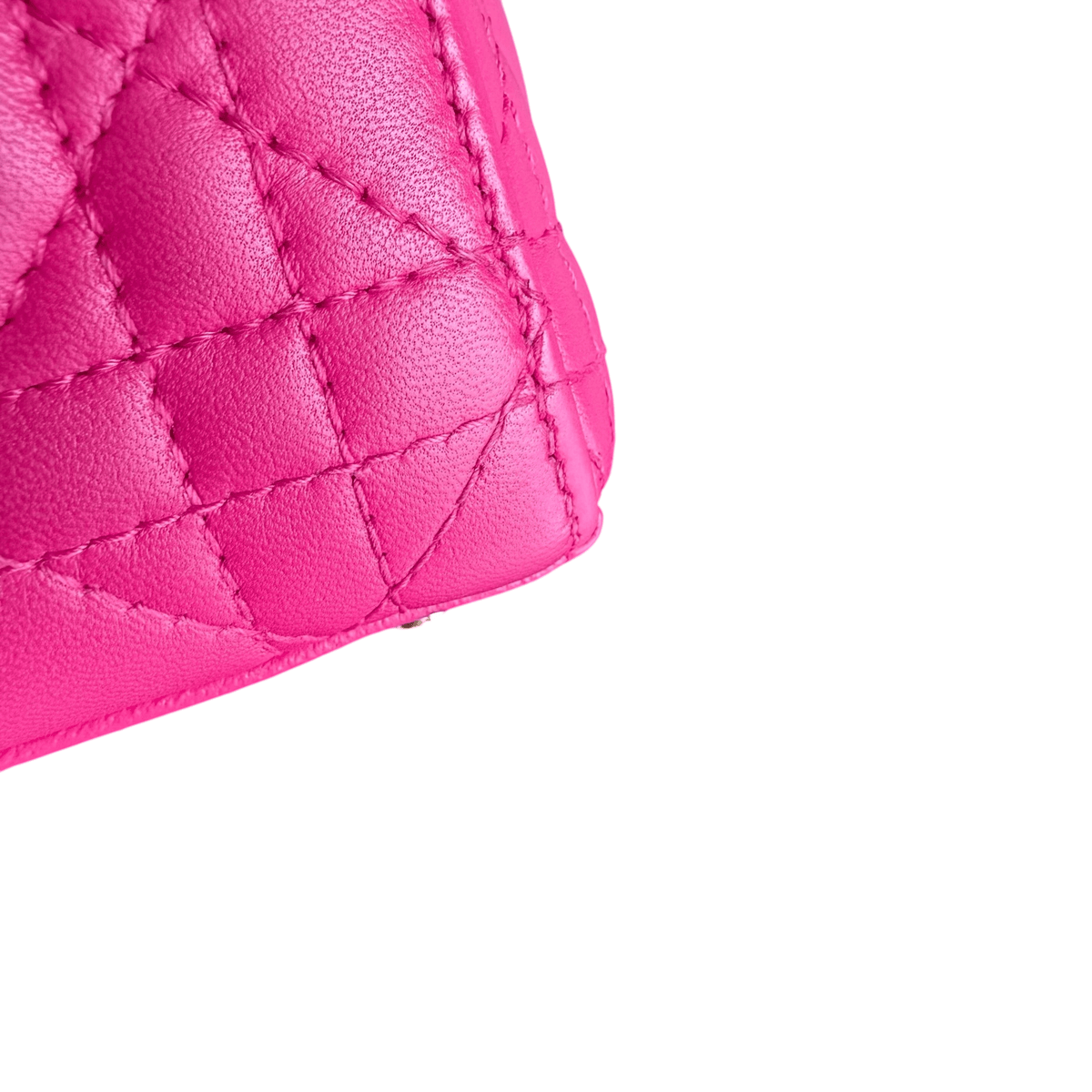 Luxury Promise Dior Lady Mini - Cannage Lambskin Hot Pink Gold Hardware Adjustable Strap