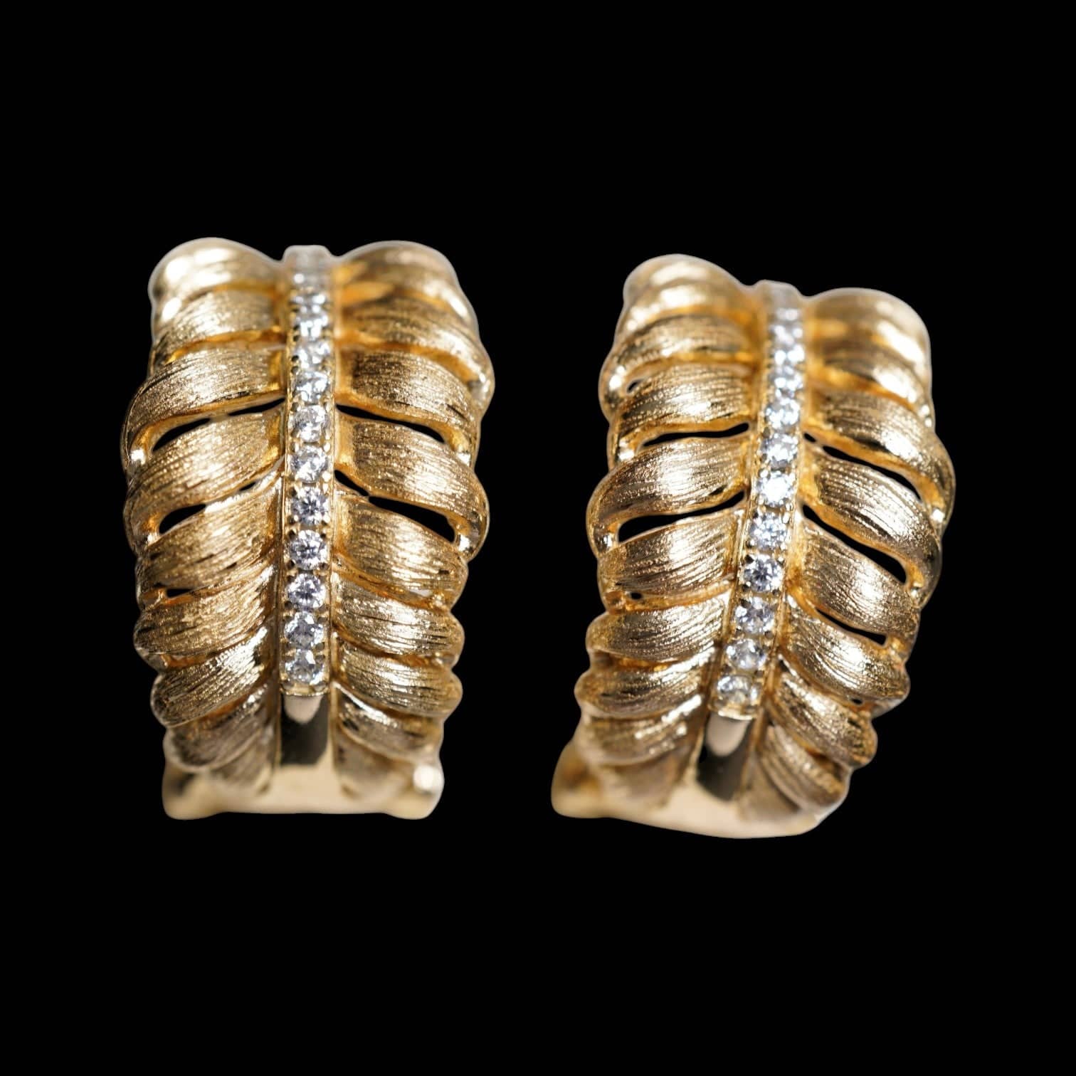 Luxury Promise Silver 925 Detailed Hoop Earrings, Made in Italy 8.8g