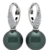 Luxury Promise South Sea Pearl with Diamonds Earrings in 18K White Gold