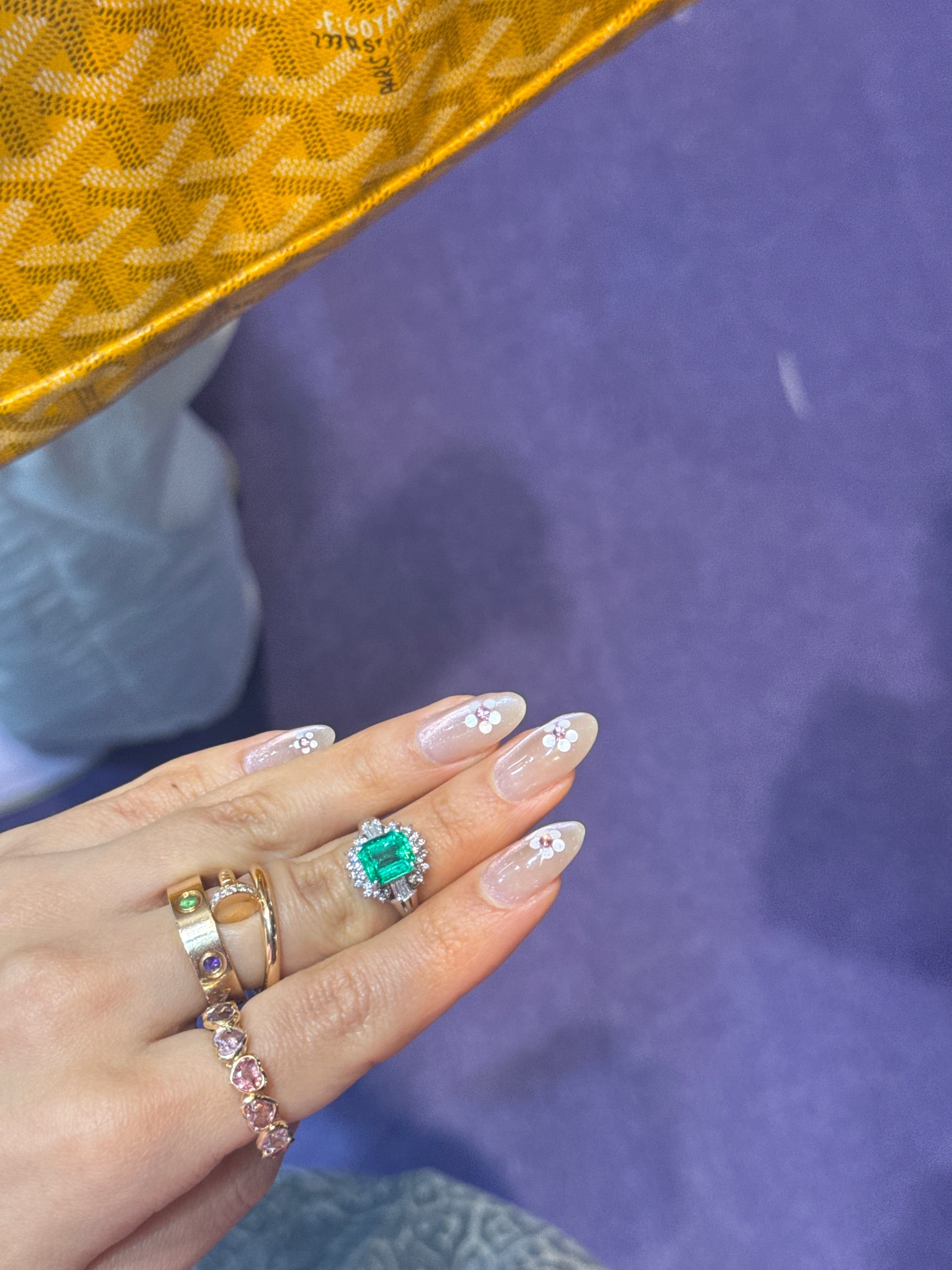 Luxury Promise Emerald ring J0128RHR25
