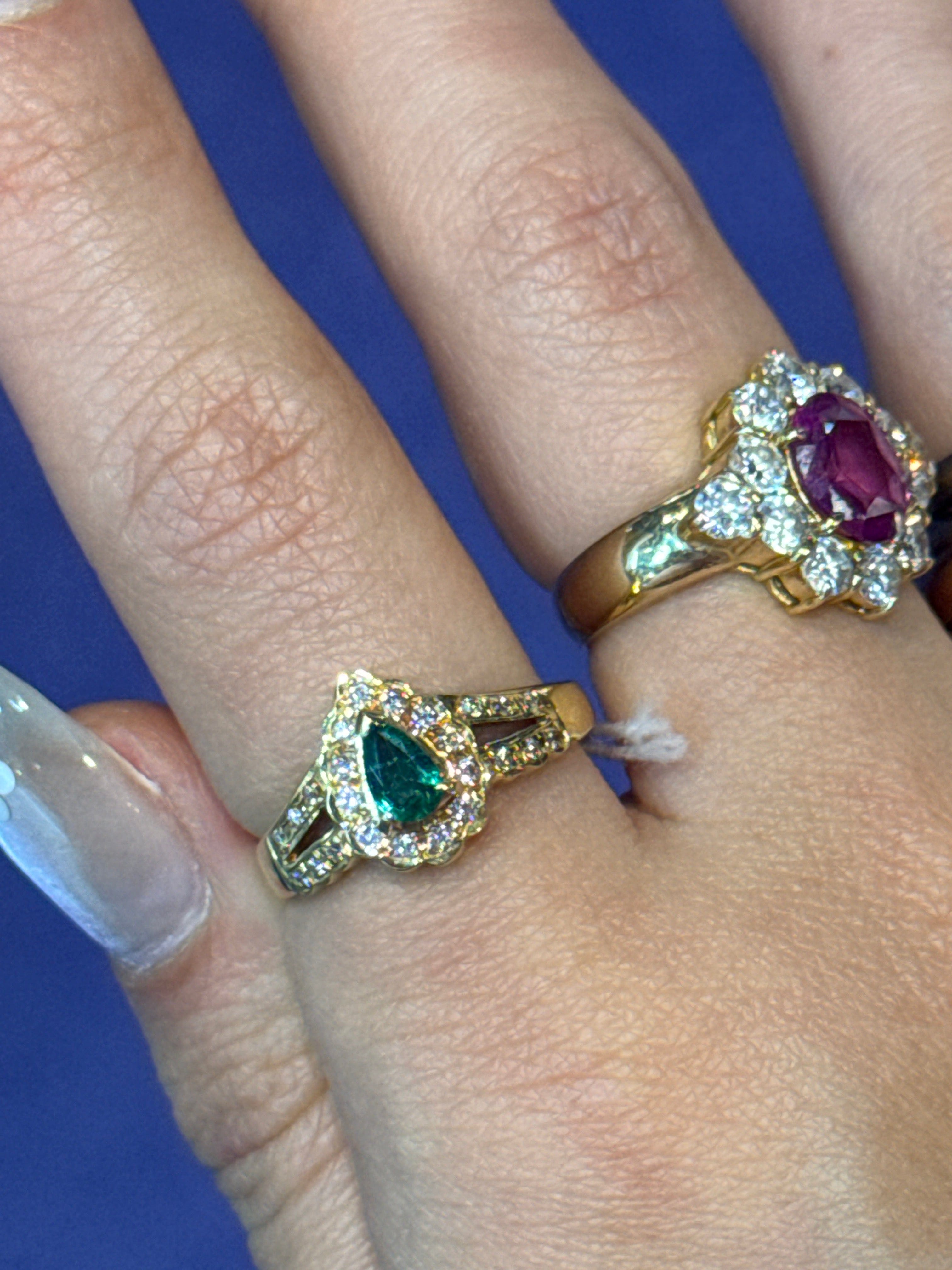 Luxury Promise Emerald ring J0217GFSUS